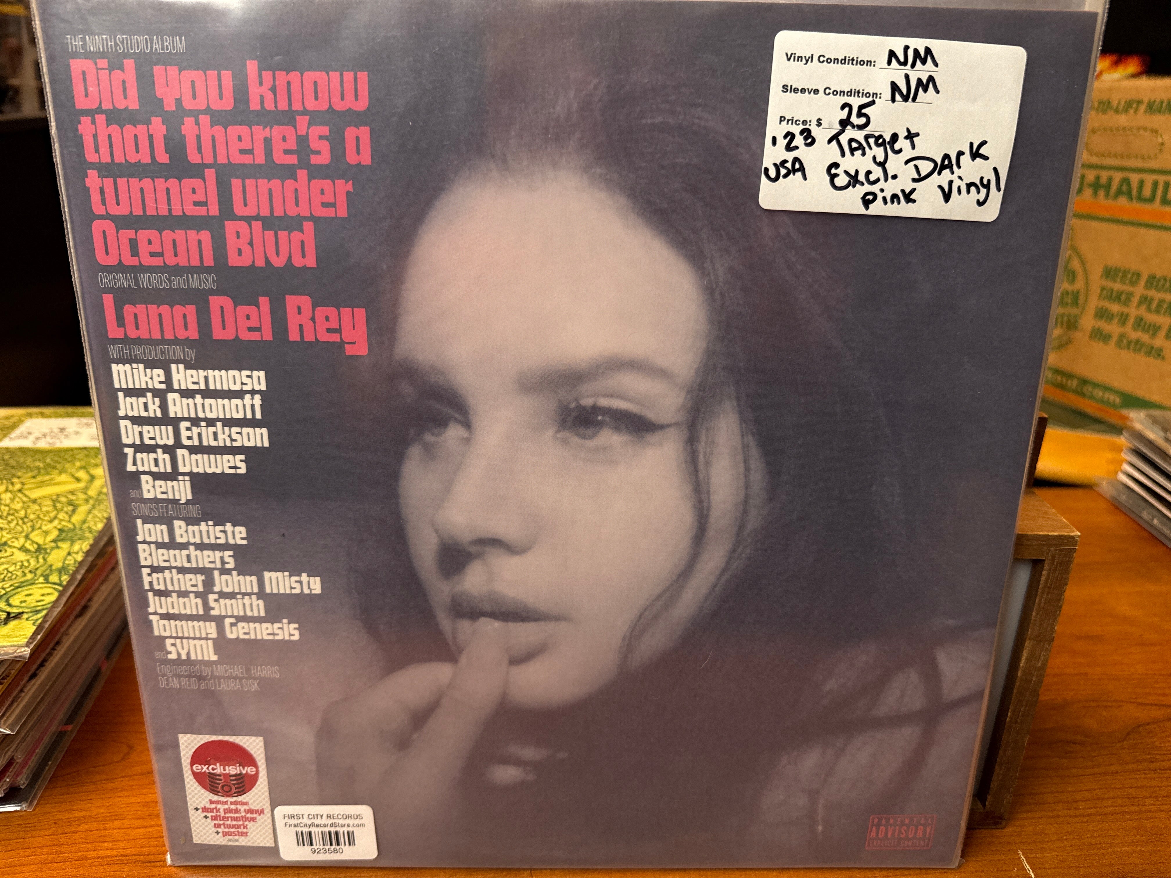 Lana Del Rey - Did You Know....(2023 Dark Pink Vinyl, USED)