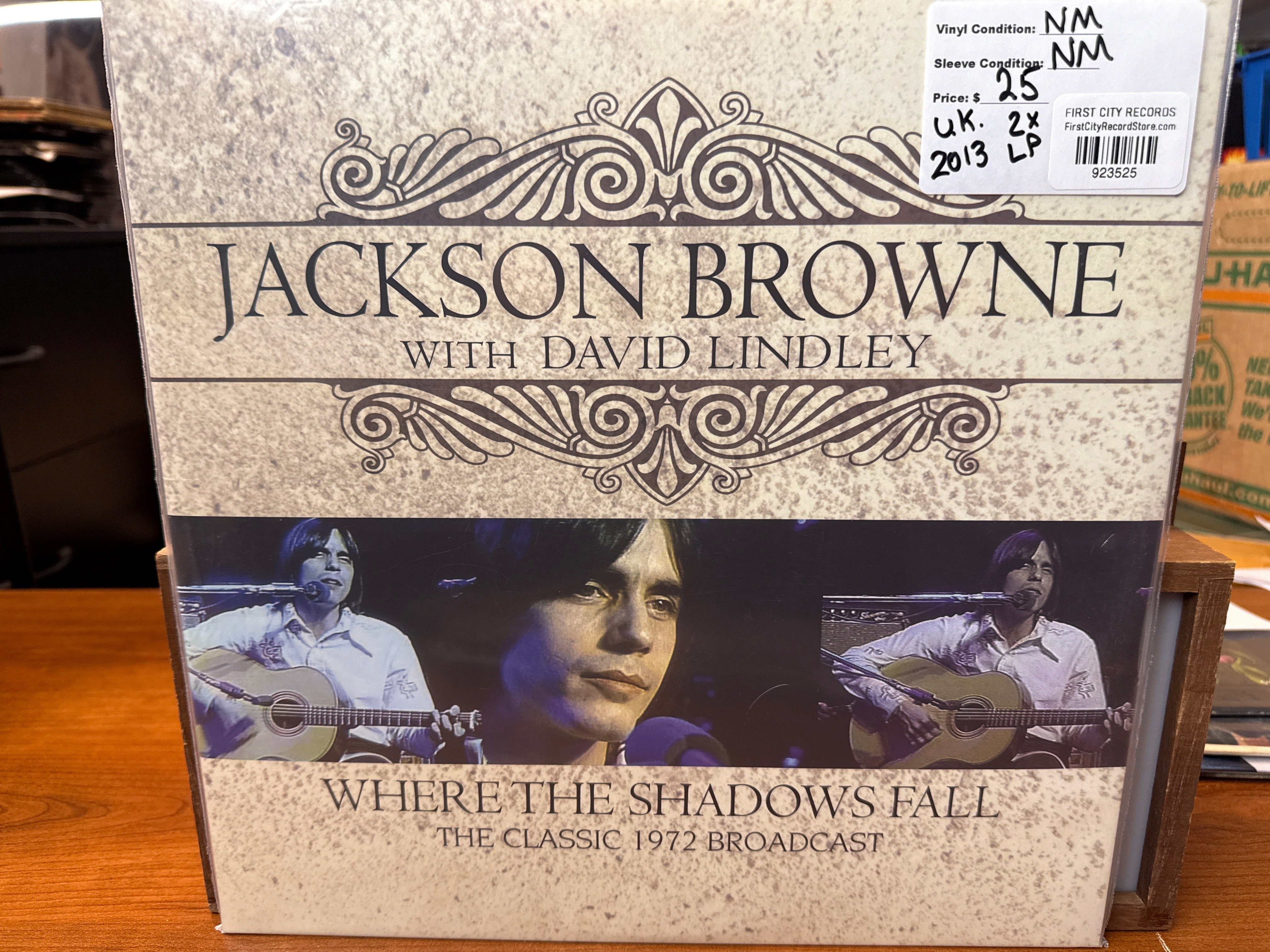Jackson Browne with David Lindley - Where The Shadows Fall Live (2013 U.K. Pressing, USED)