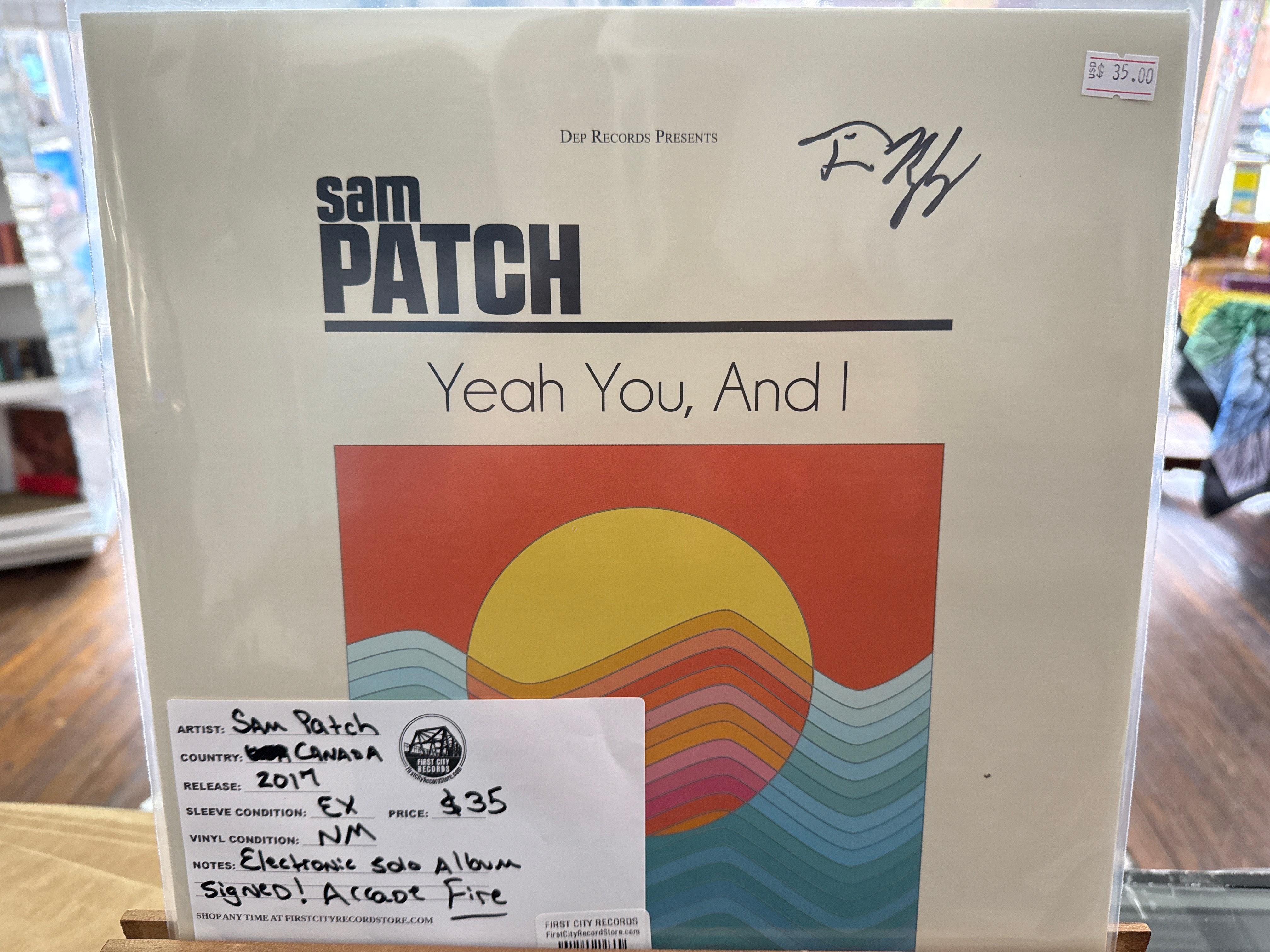 Sam Patch (Arcade Fire) - Yeah You And I (Autographed, USED)