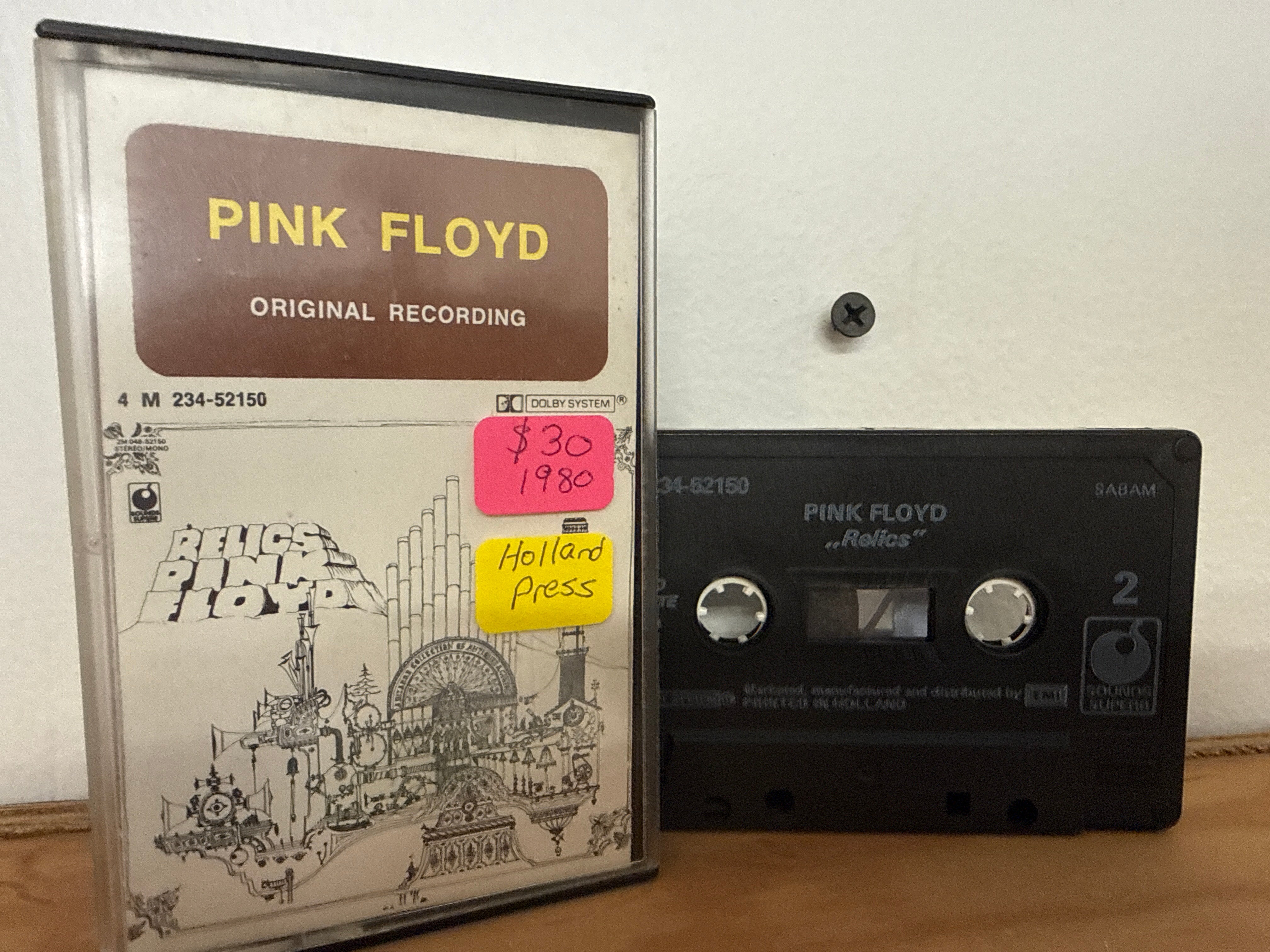 Pink Floyd - Relics (1980 Holland, Cassette)