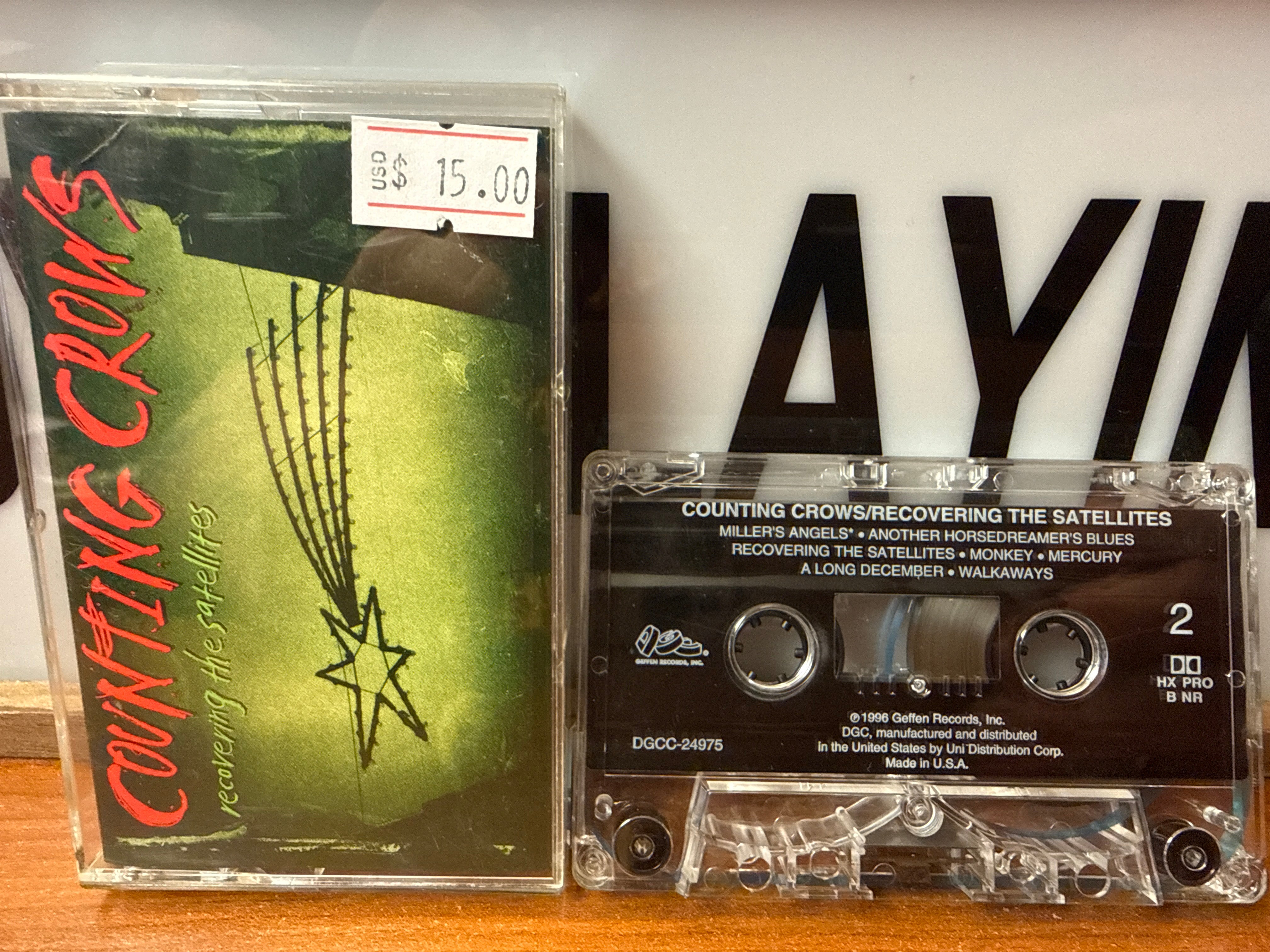 Counting Crows - Recovering The Satellites (CASSETTE)