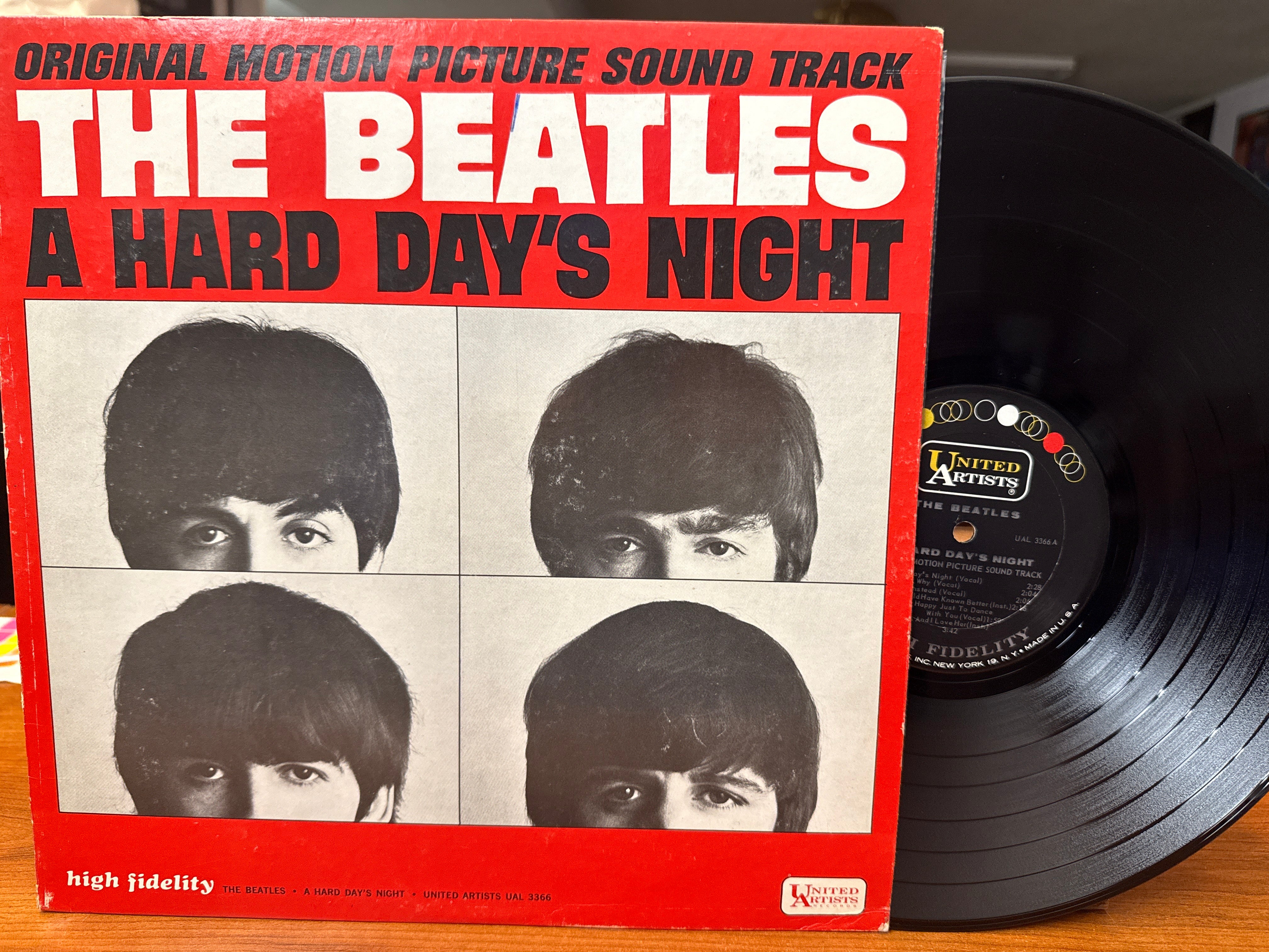 Beatles - A Hard Day's Night (1964, 1st Mono, USED)