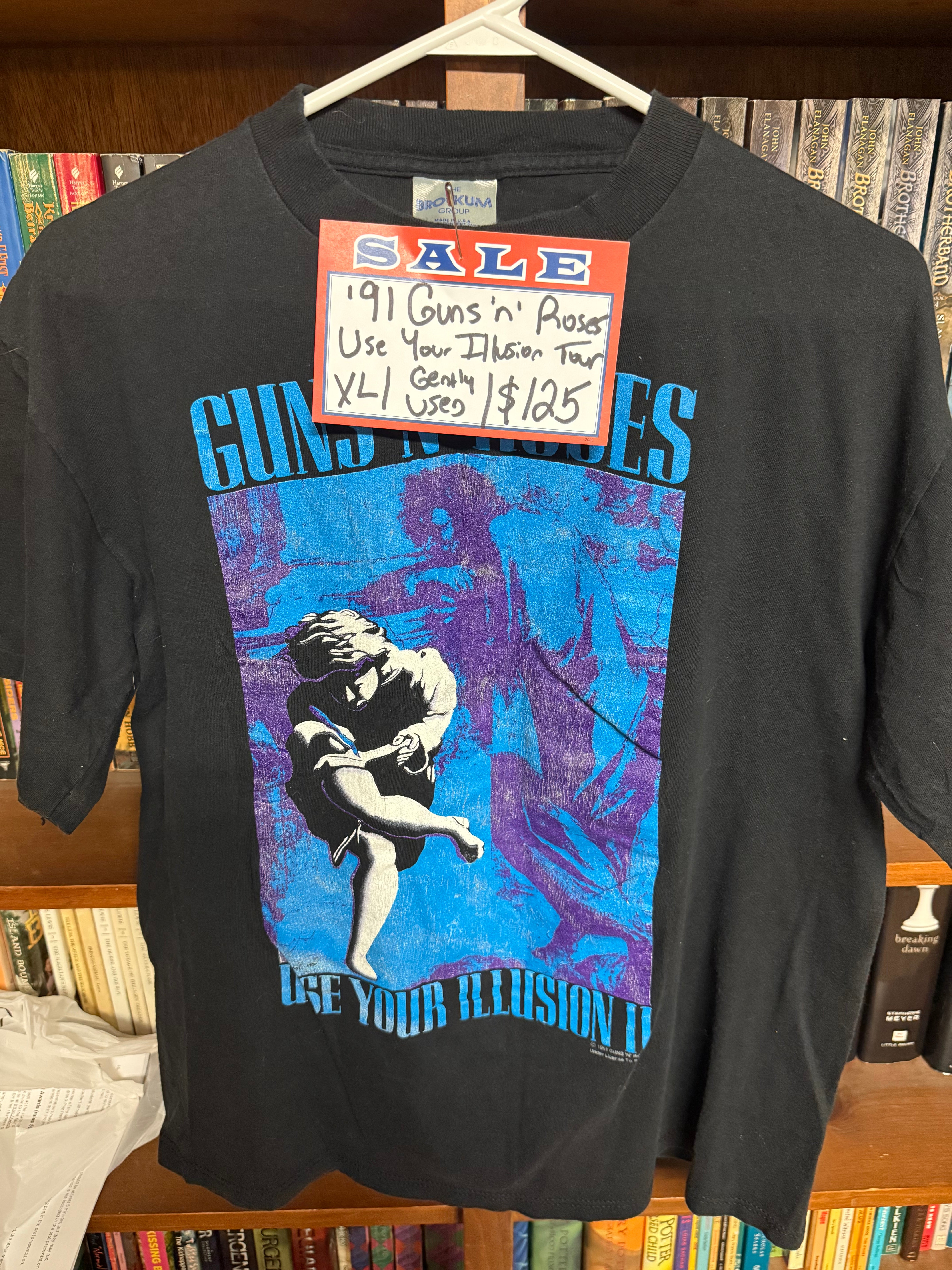 1991 Guns n Roses "Use Your Illusion" Tour Shirt