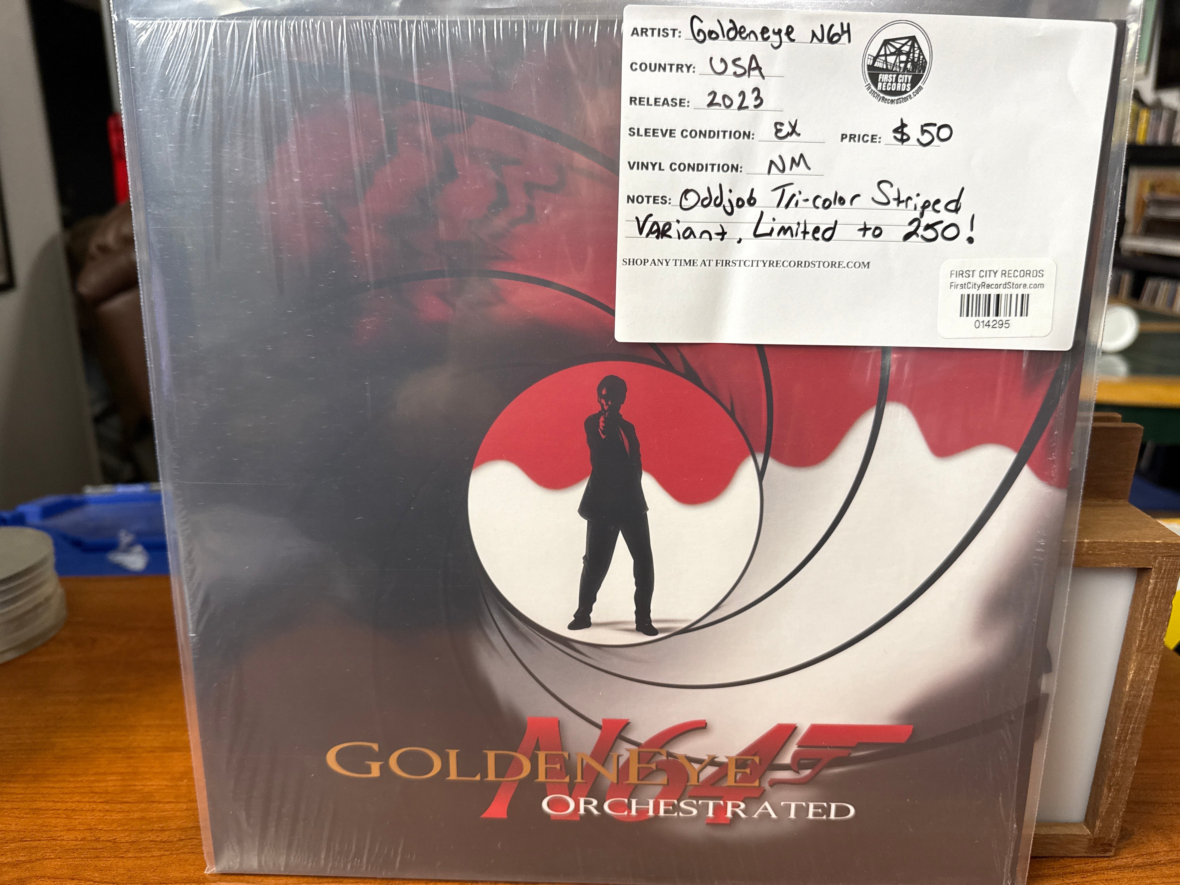 GoldenEye N64 Orchestrated Soundtrack ("Odd Job" Variant, Limited to 250, USED)