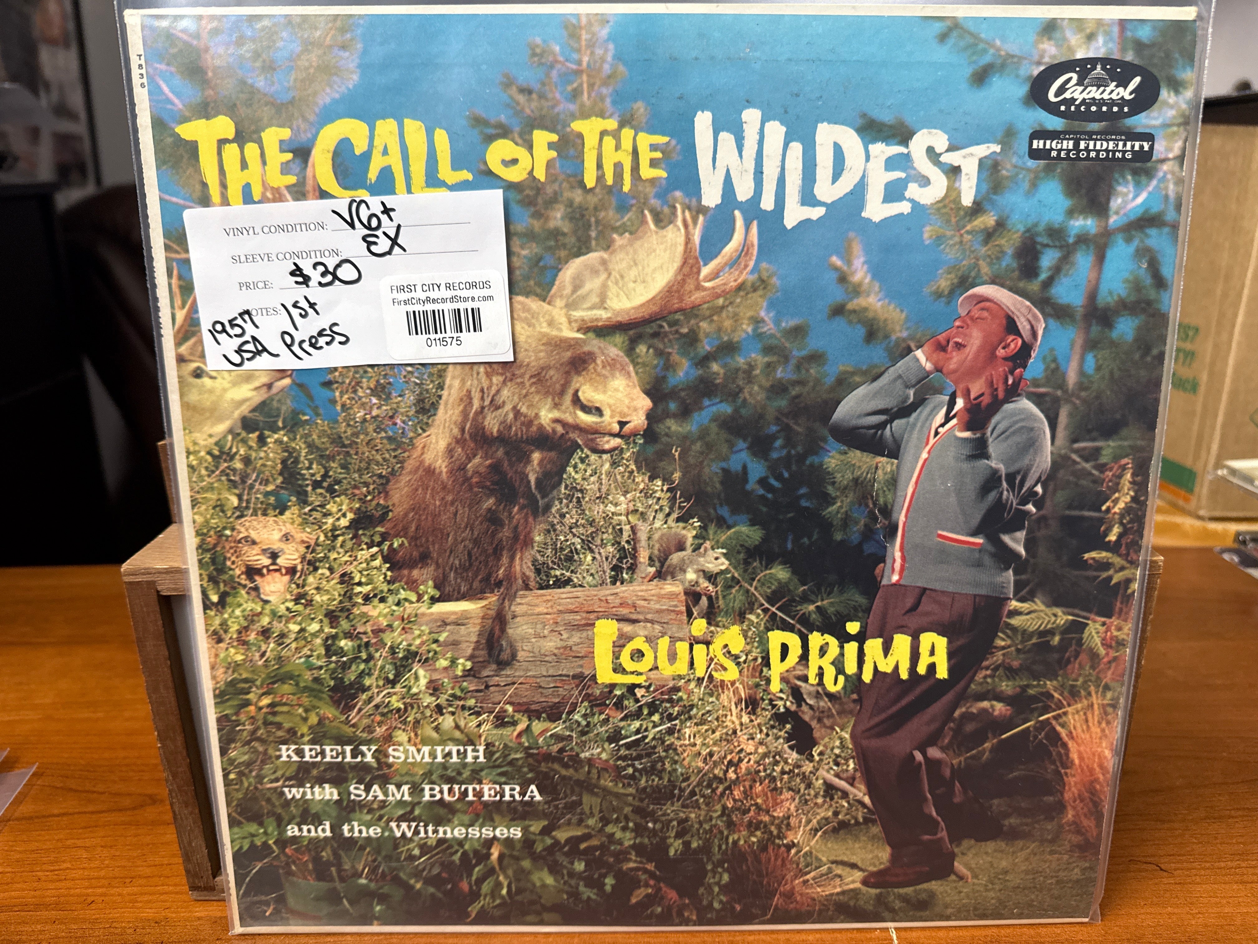 Louis Prima - The Call of the Wildest (1957, 1st Pressing, USED)