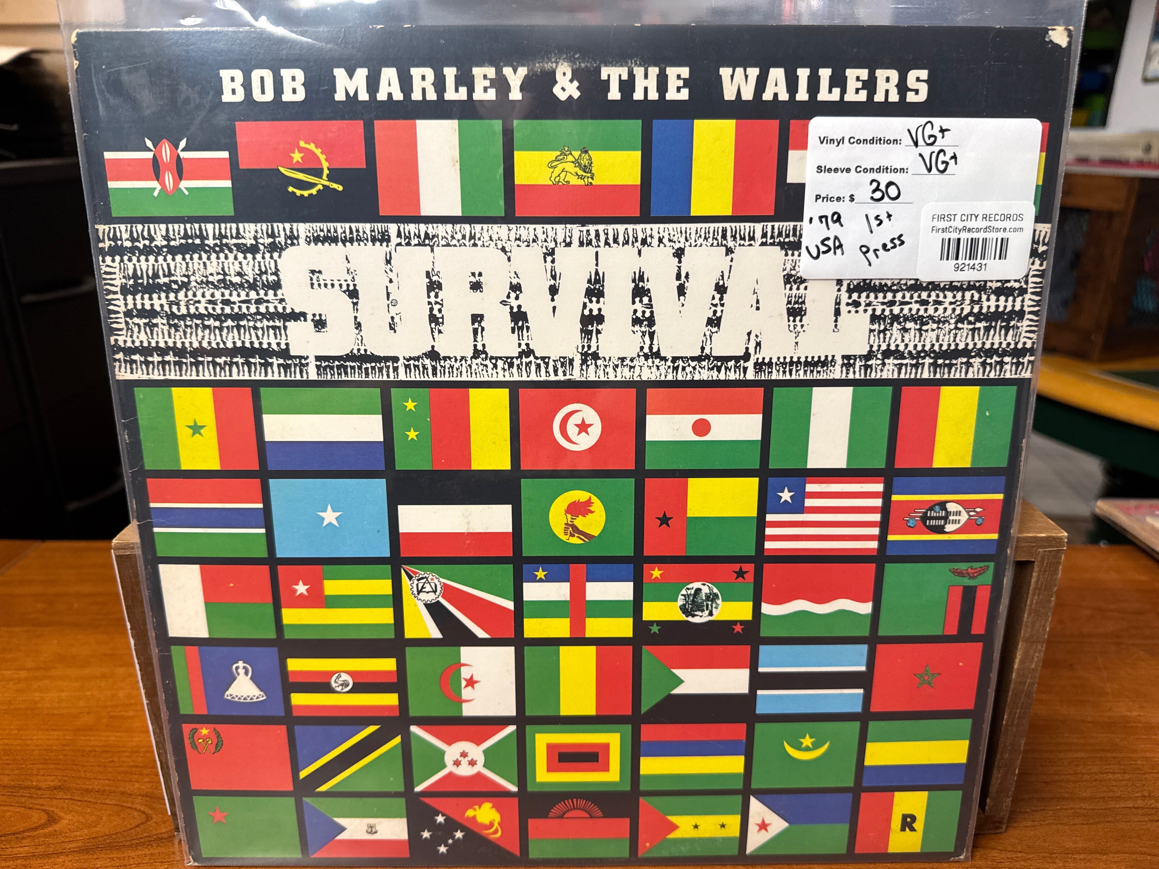 Bob Marley & The Wailers - Survival (1979, 1st Pressing, USED)