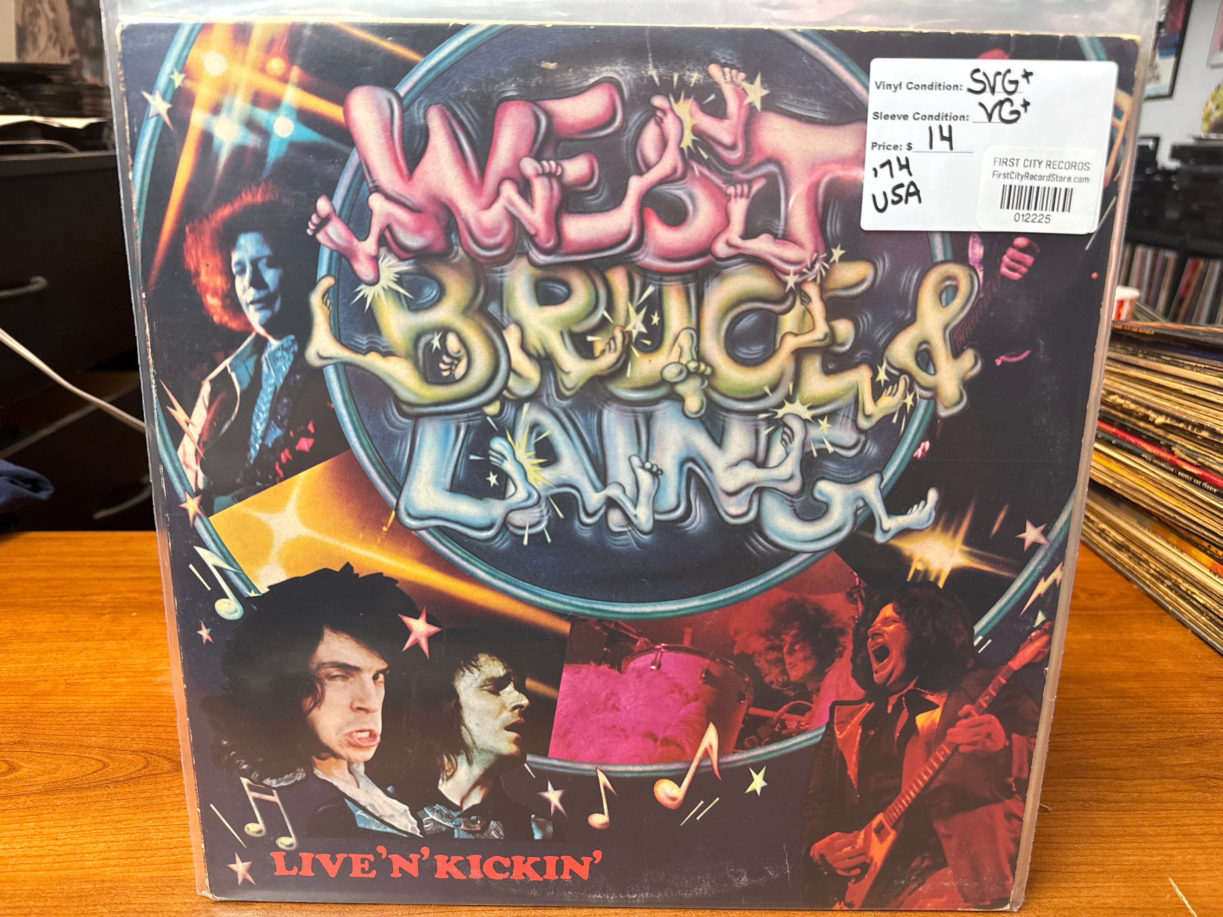West Bruce & Laing - Live 'n' Kickin' (1974, USED)