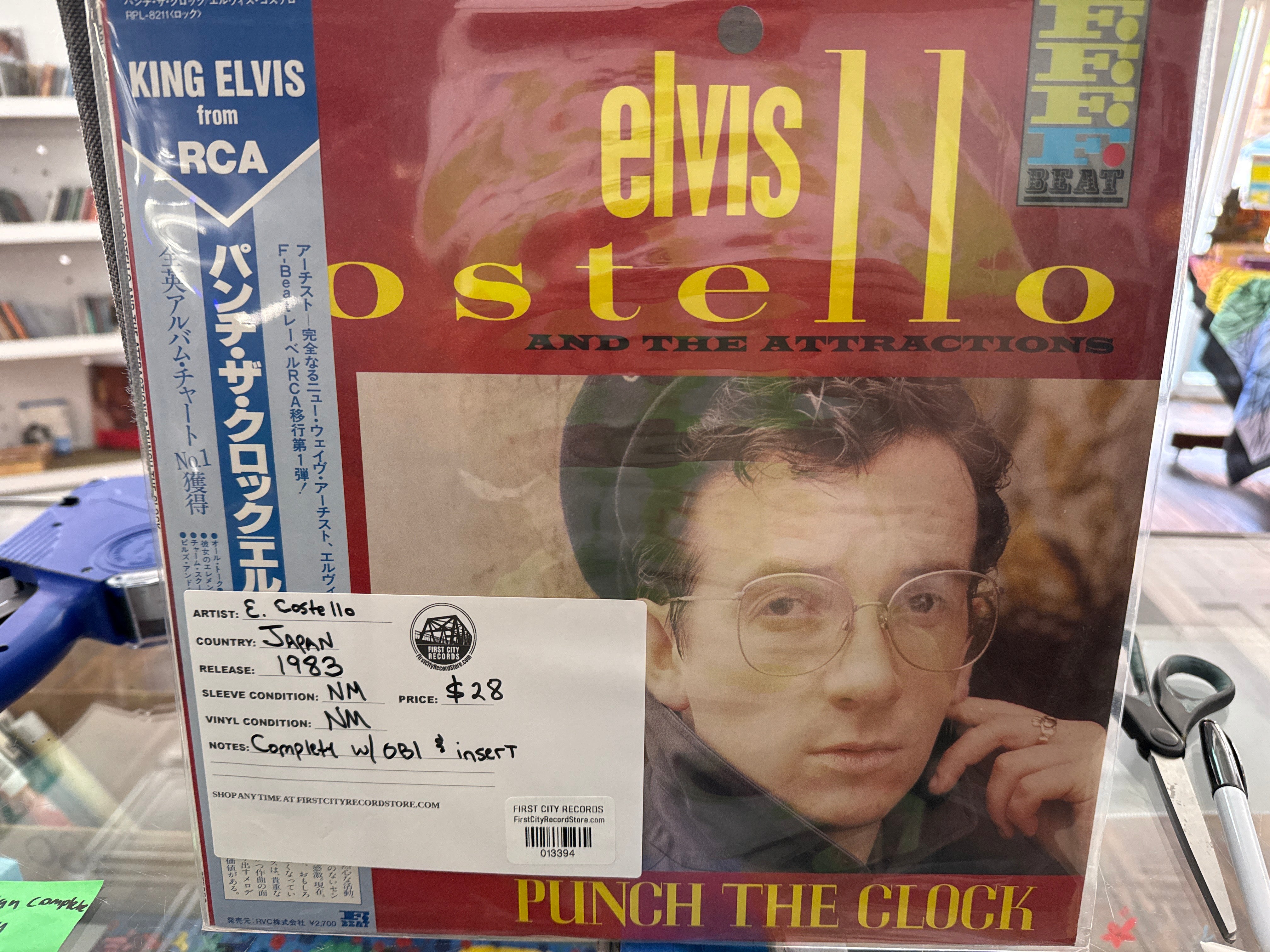 Elvis Costello - Punch The Clock (1983 Japanese, USED)