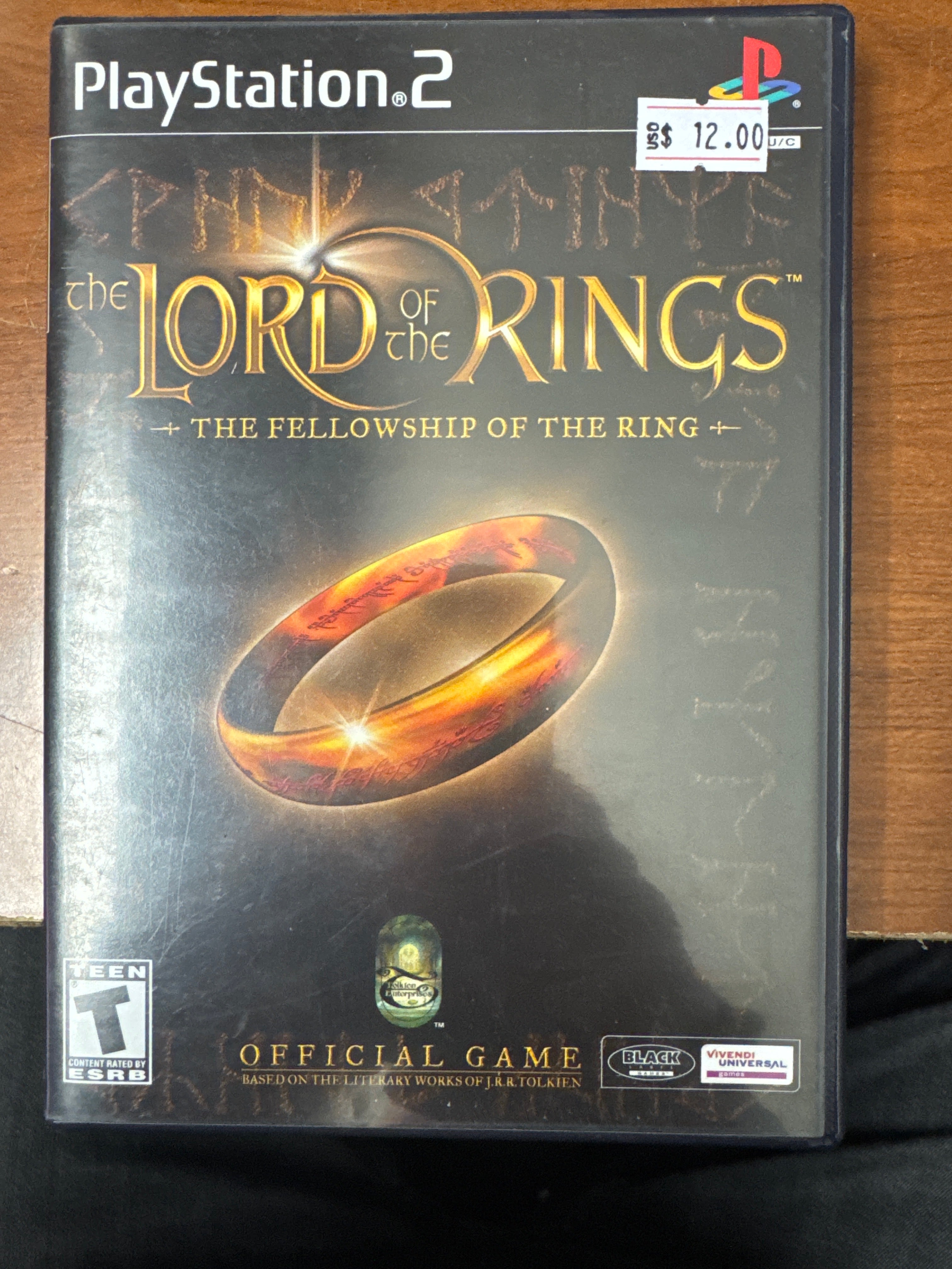 PS2 - Lord of the Rings: The Fellowship of the Rings (Complete In Box)