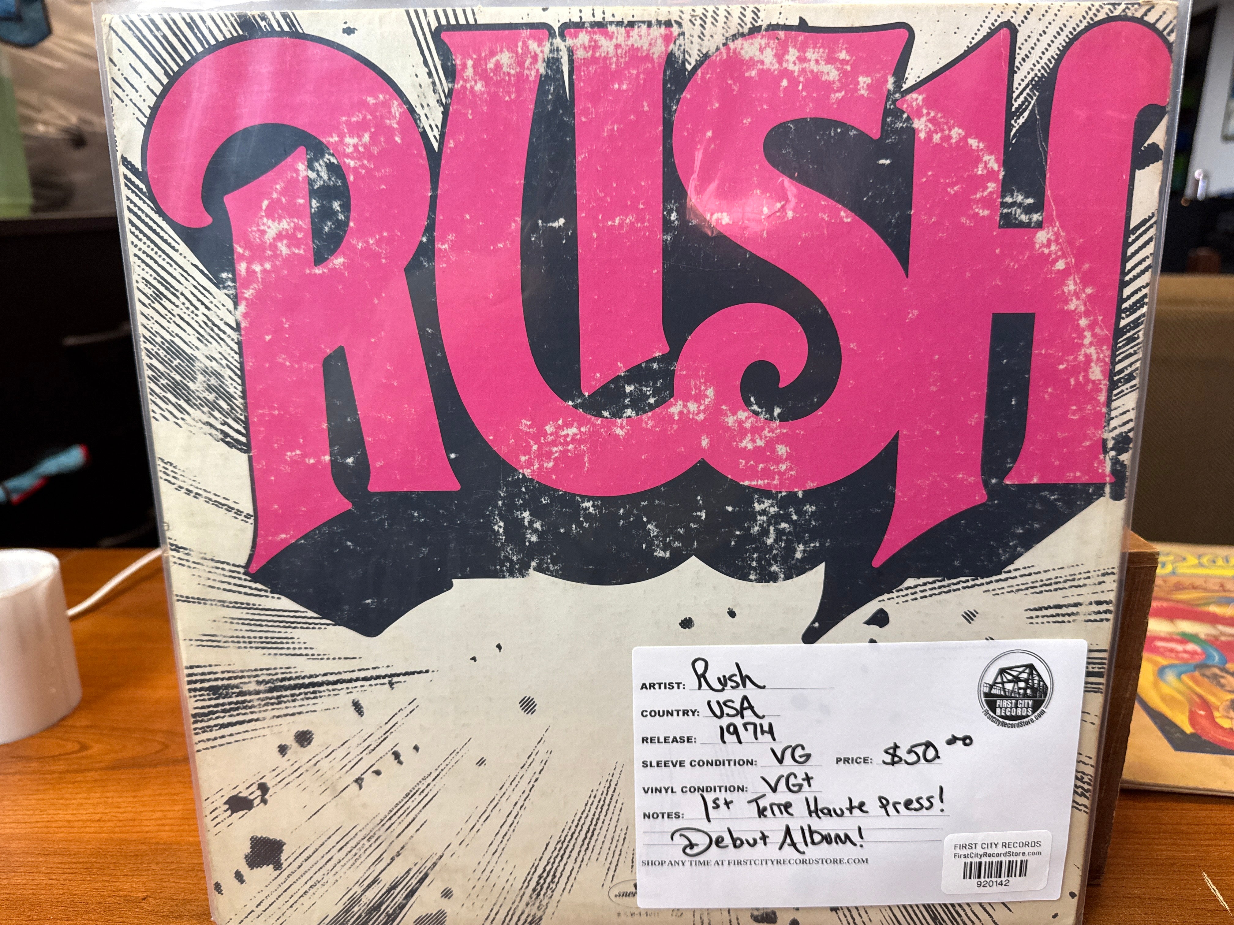 Rush - Rush (1974, 1st Press, USED)