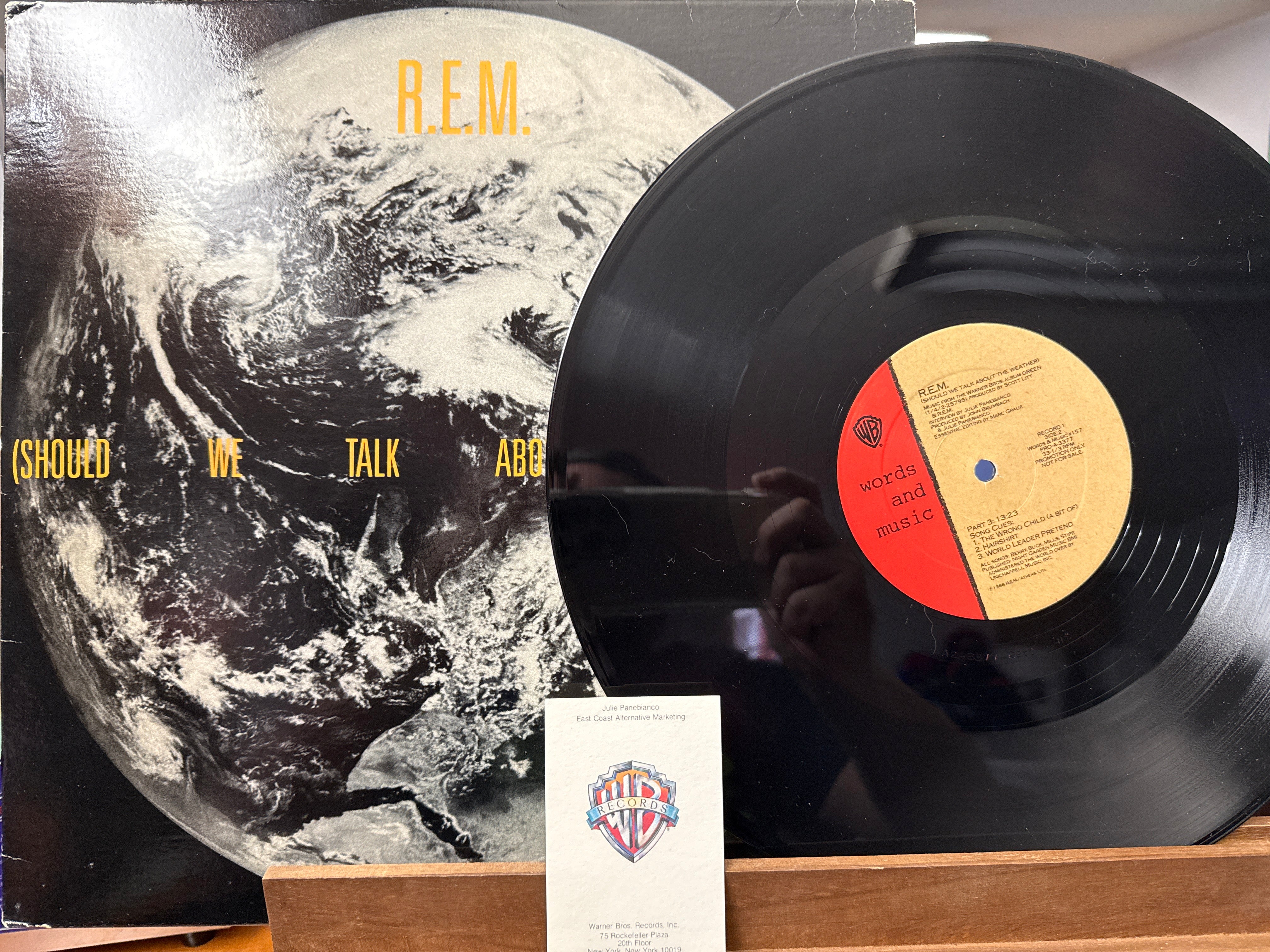 REM - Should We Talk About The Weather (Promo, USED)