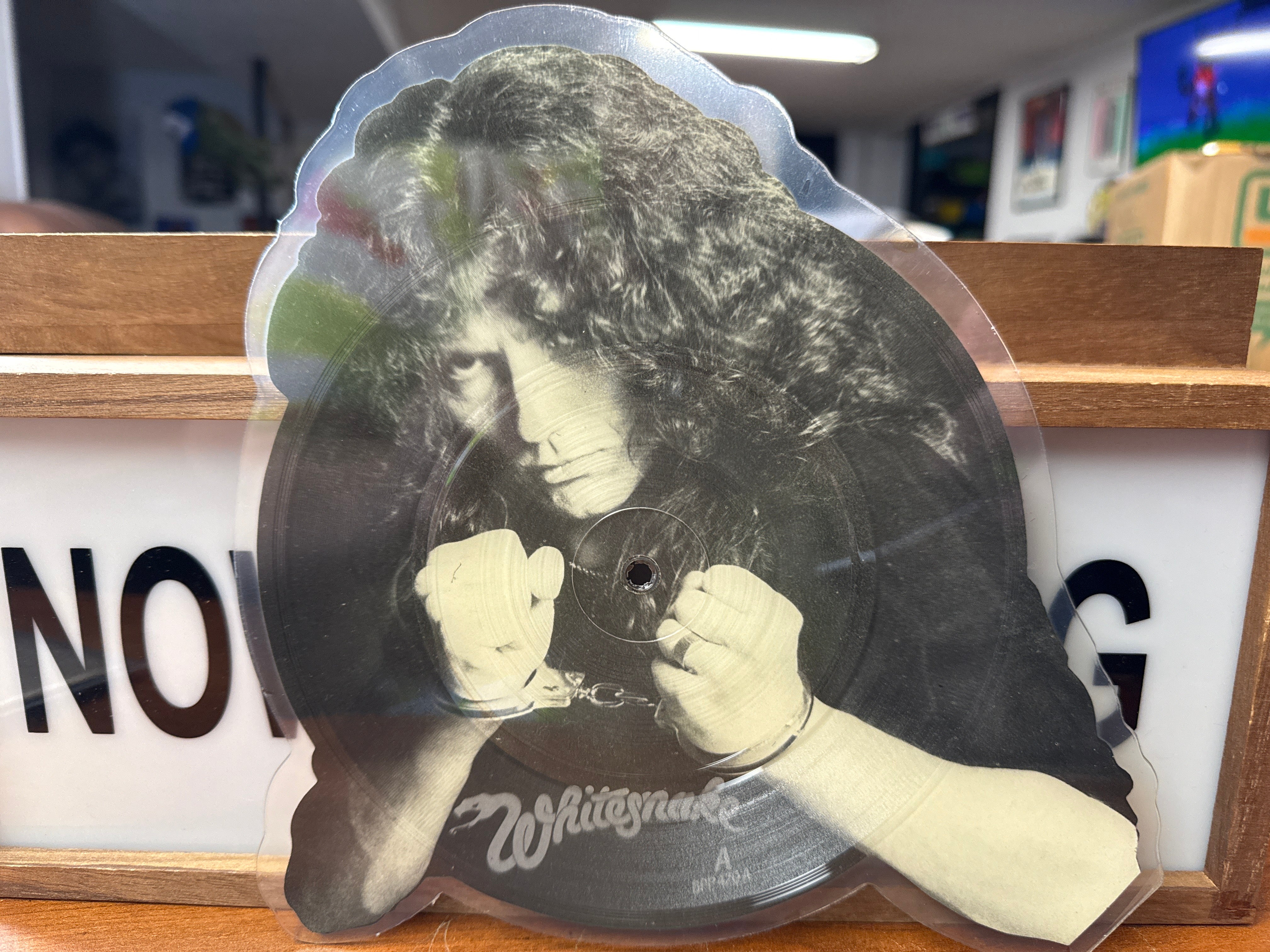 Whitesnake - Guilty of Love 7" Shaped Picture Disk (1983 U.K., USED)