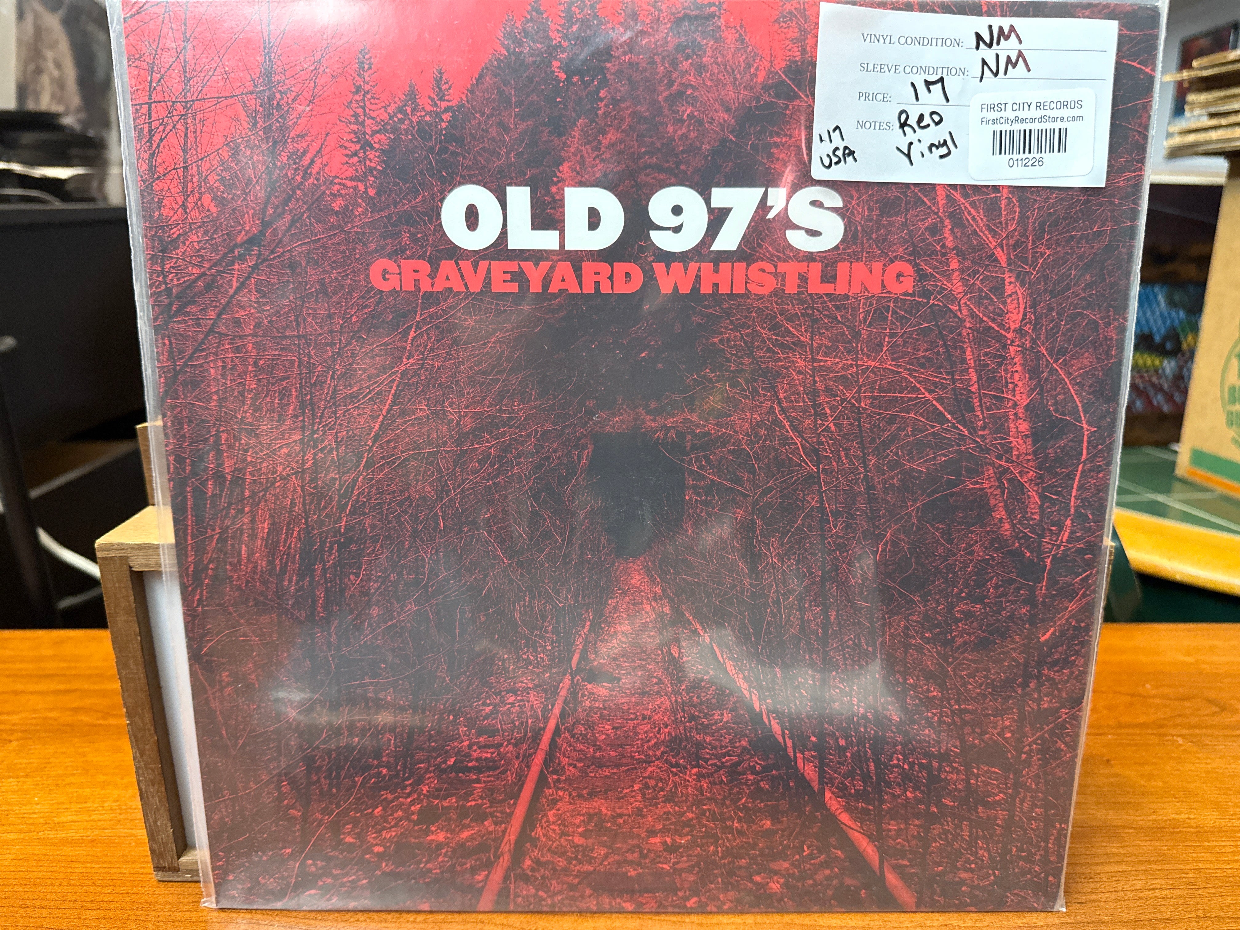 Old 97's - Graveyard Whistling (2017, Red Vinyl, USED)