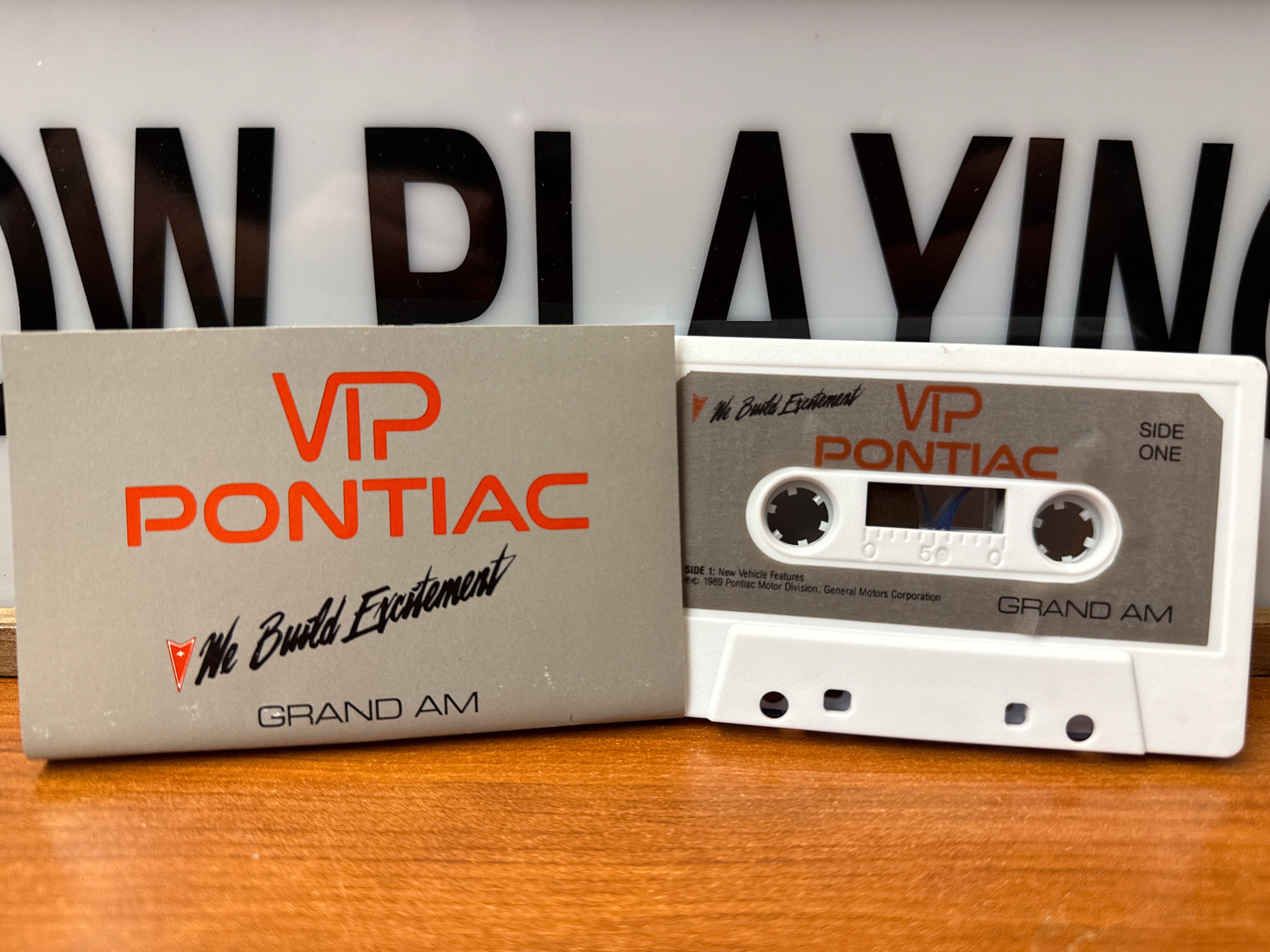 Pontiac Grand Am VIP Test Tape (CASSETTE)