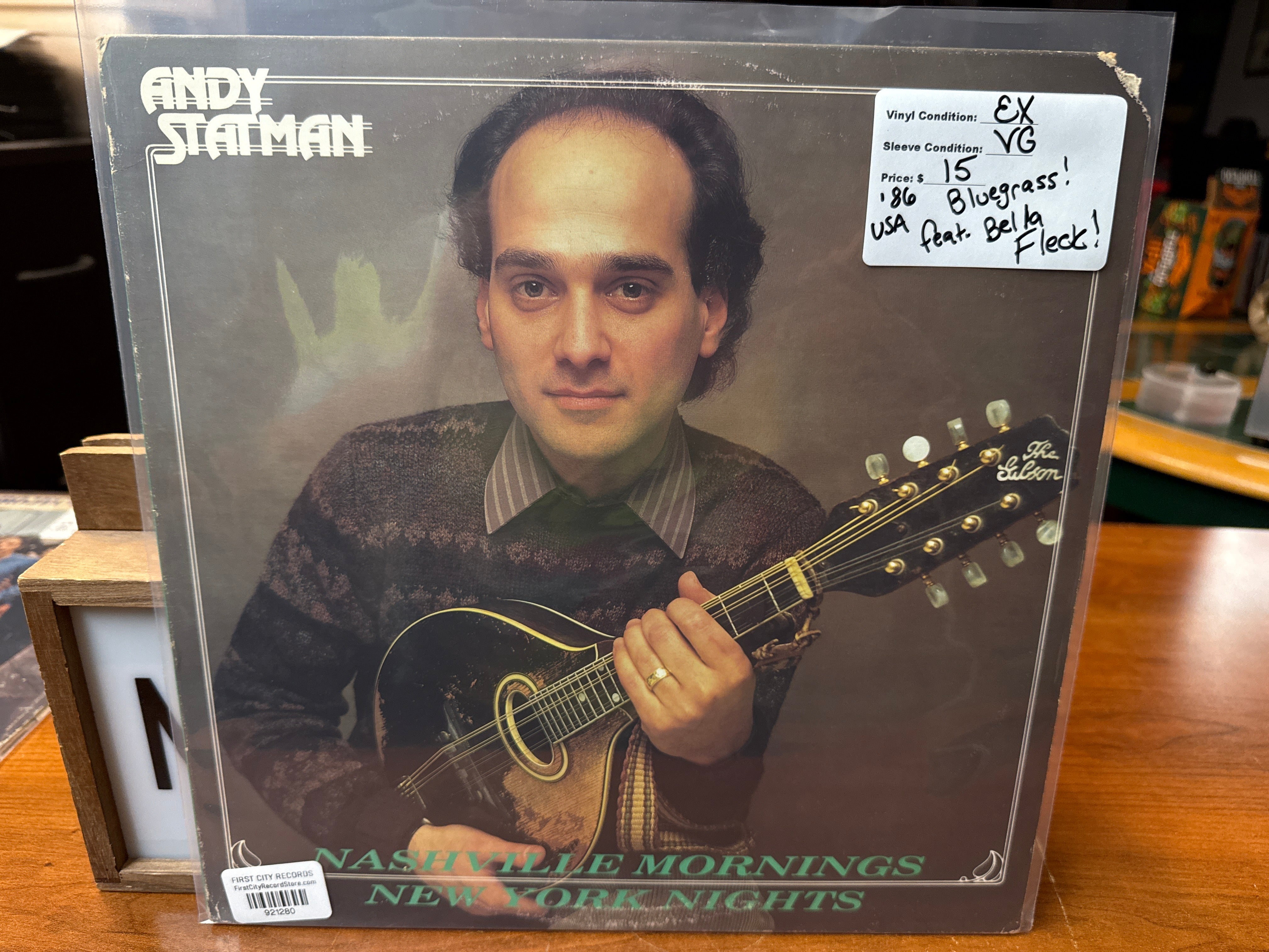 Andy Statman ‎– Nashville Mornings New York Nights (1986, USED)