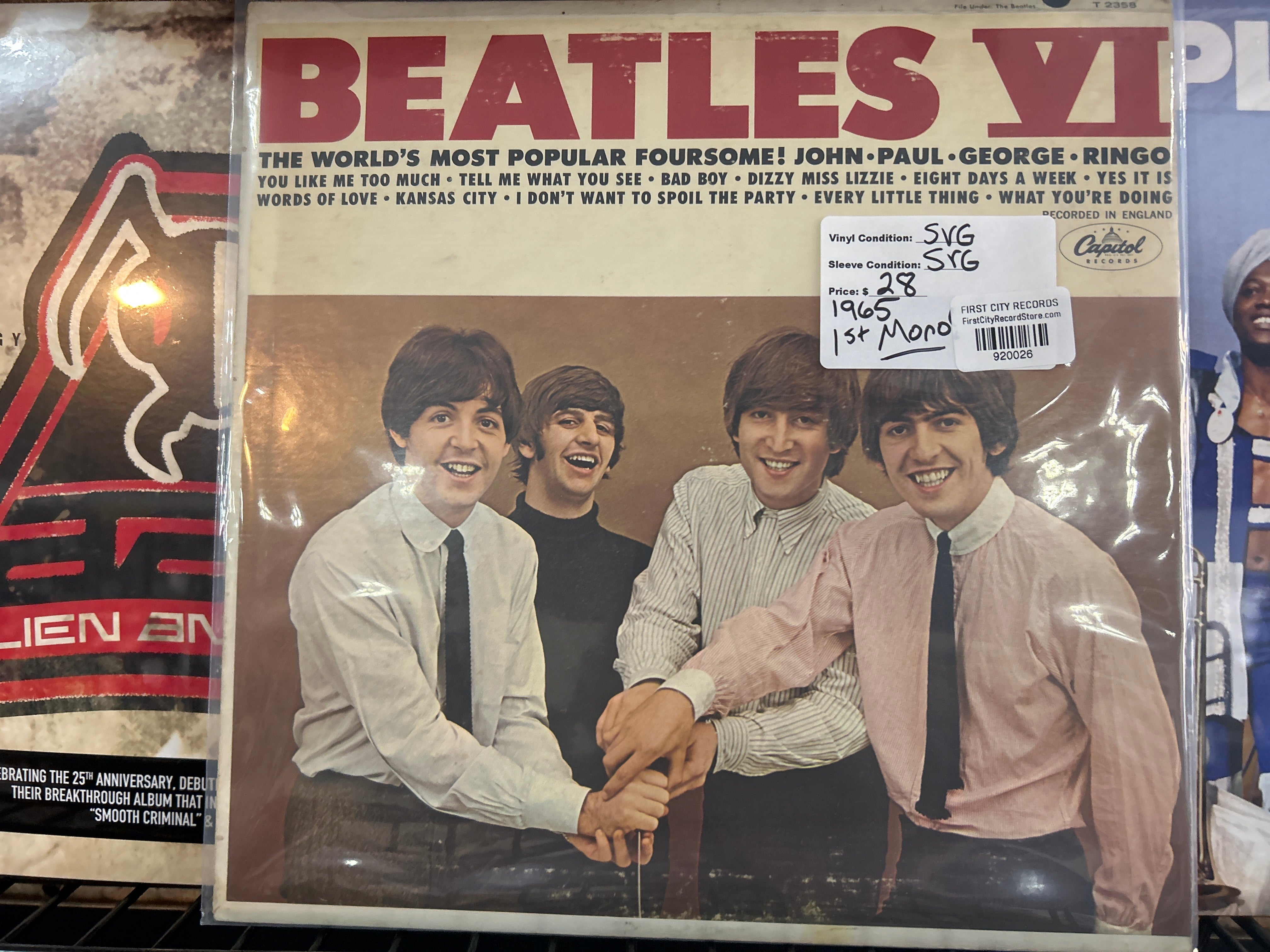 Beatles - Beatles VI (1965, 1st Mono, USED)