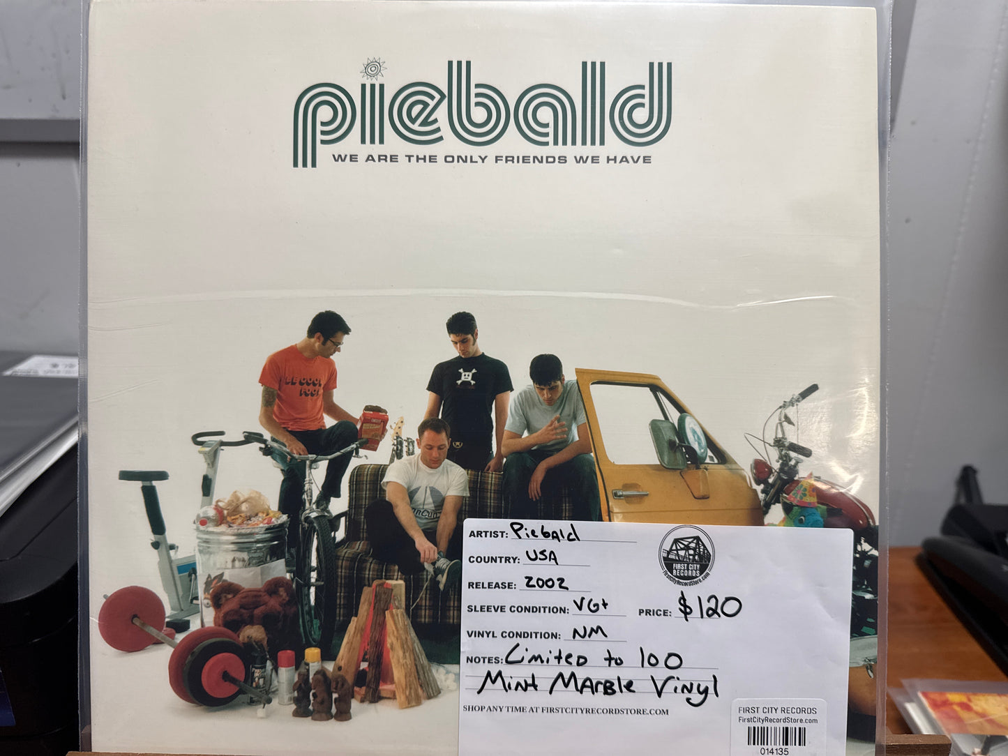 Piebald - We Are The Only Friends We Have (Mint Marbled Variant, USED)