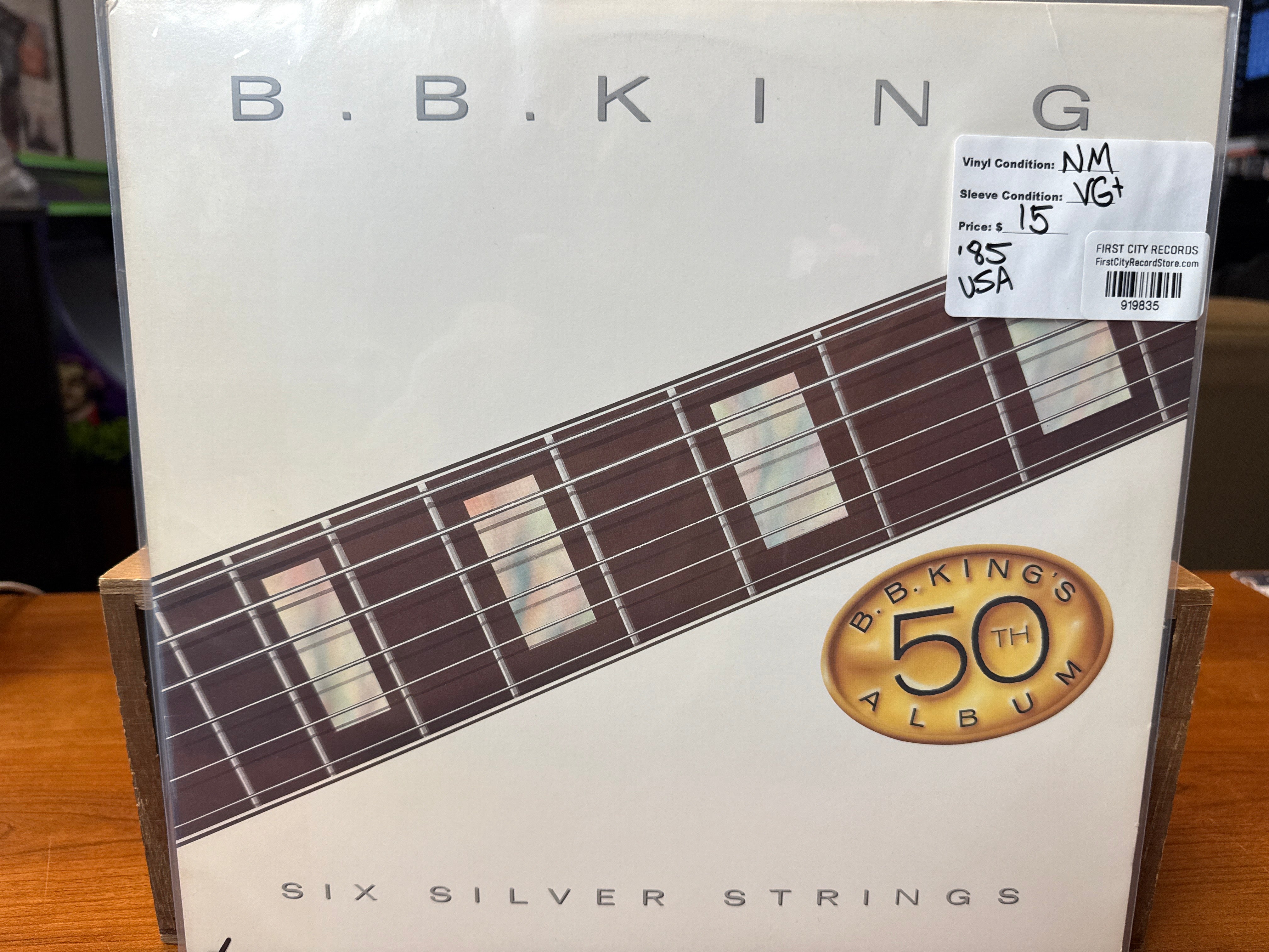BB King - Six Silver Strings (1985, USED)