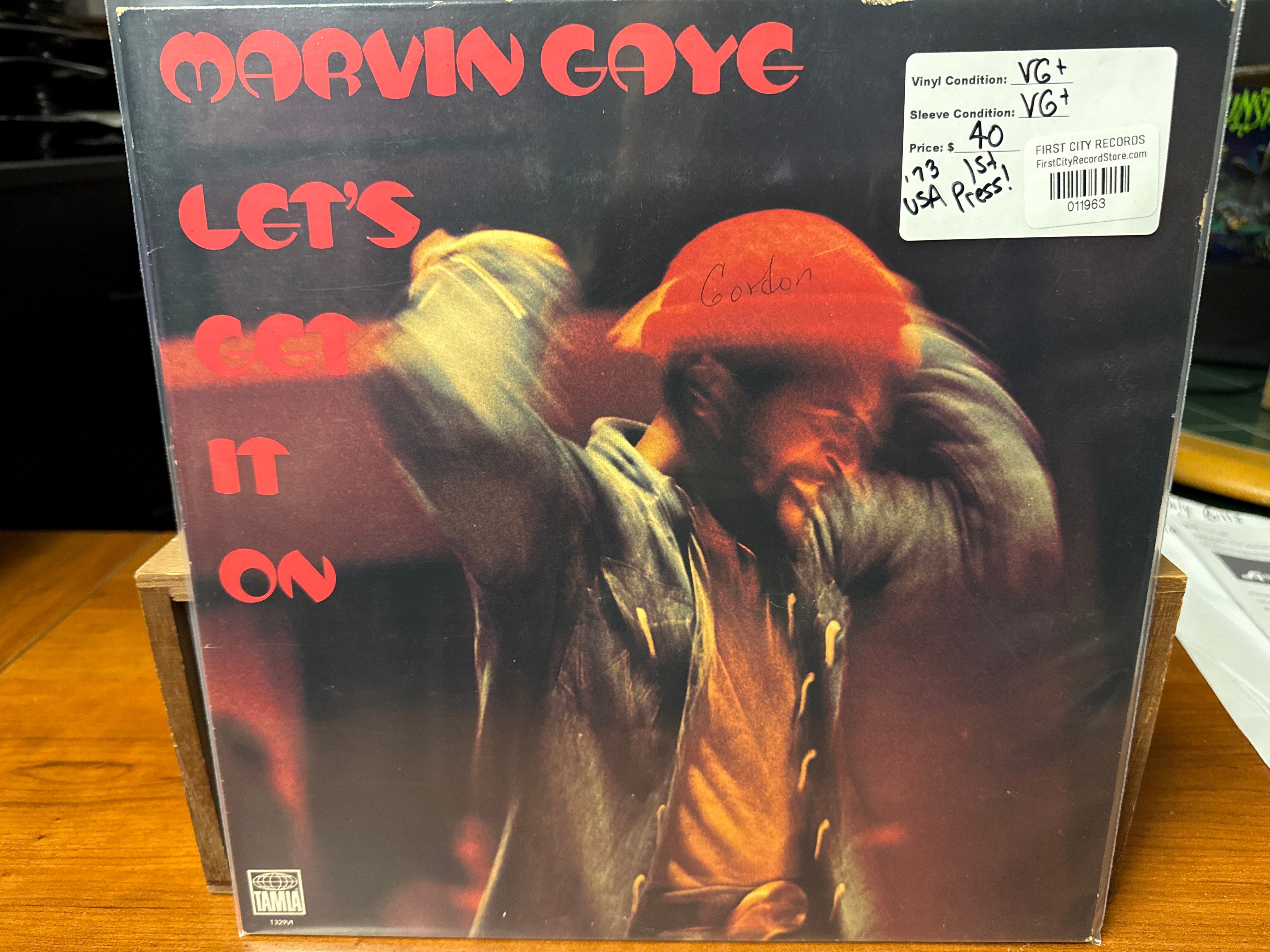 Marvin Gaye - Let's Get It On (1973, 1st Pressing, USED)