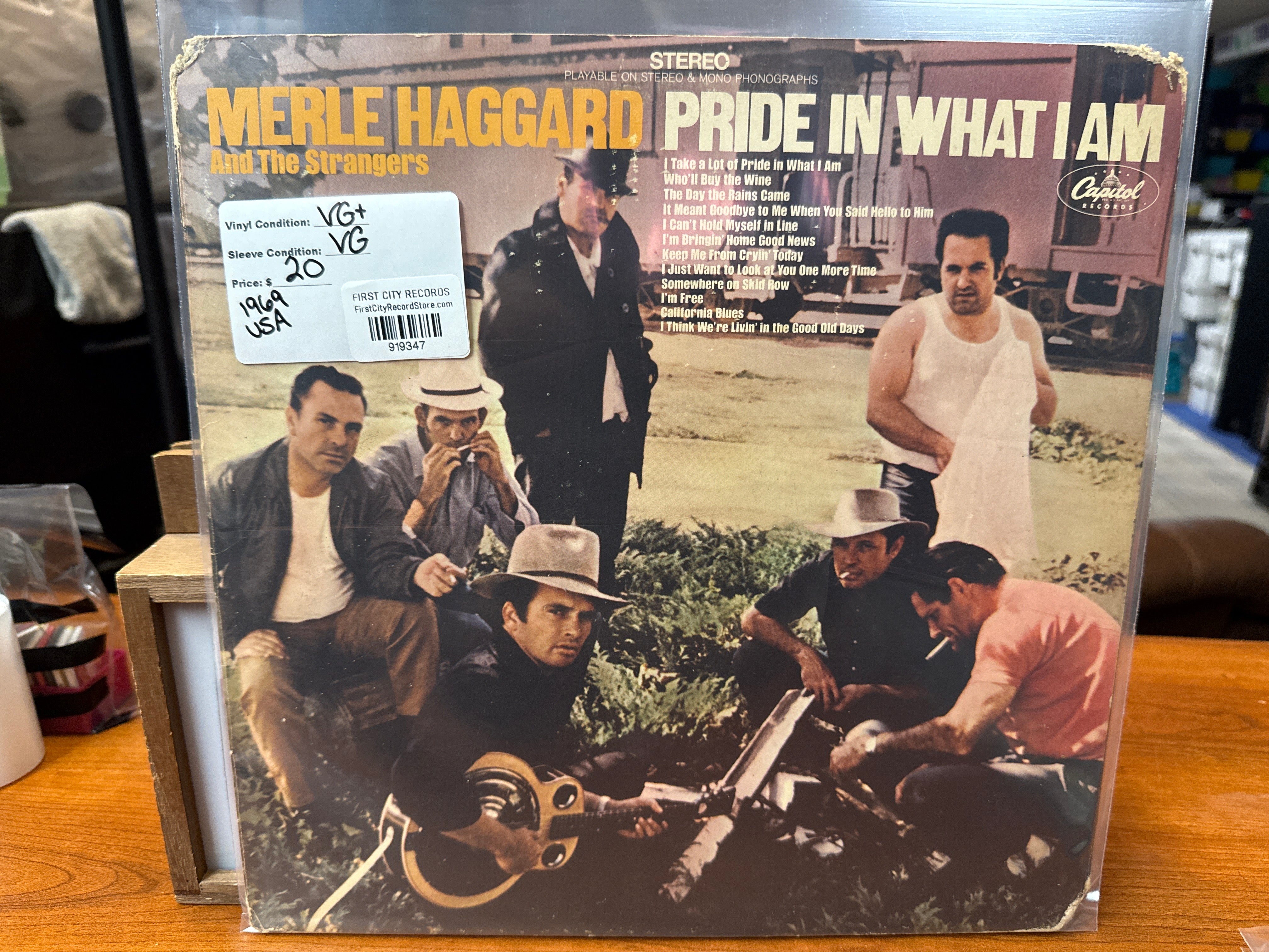 Merle Haggard and the Strangers - Pride in What I Am (1969, USED)