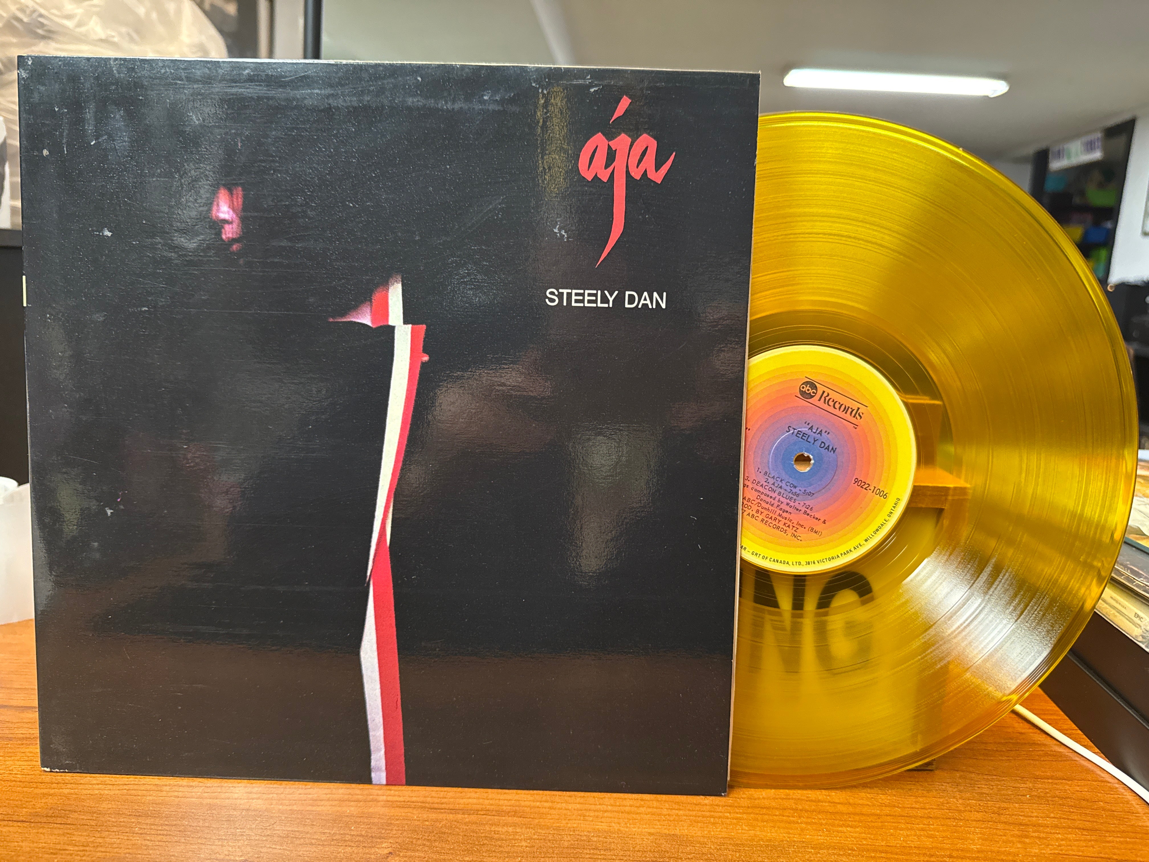 Steely Dan - Aja (1977, Canadian Pressing, Yellow Vinyl, USED)