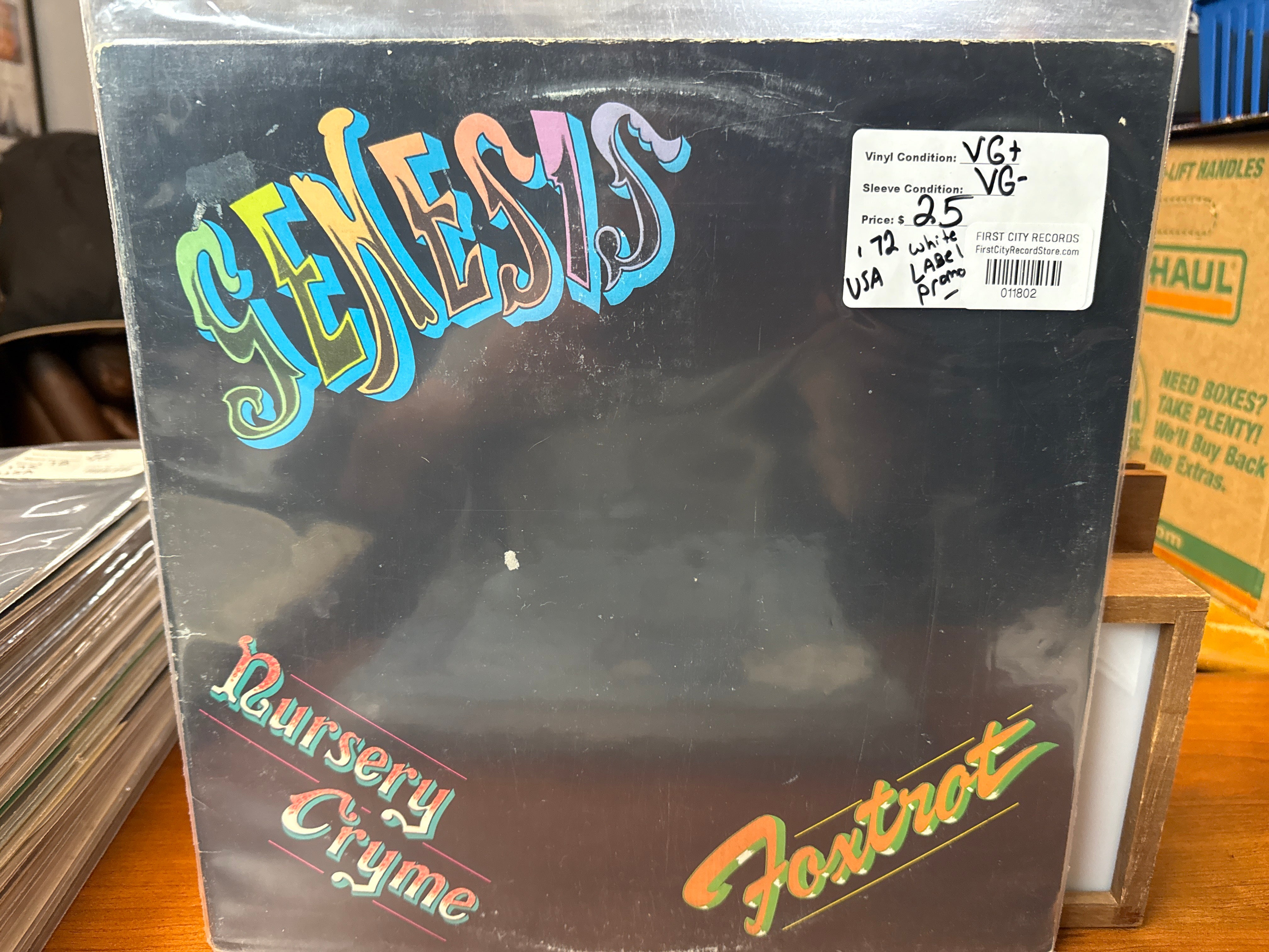 Genesis - Nursery Cryme & Foxtrop (White Label Promo, USED)