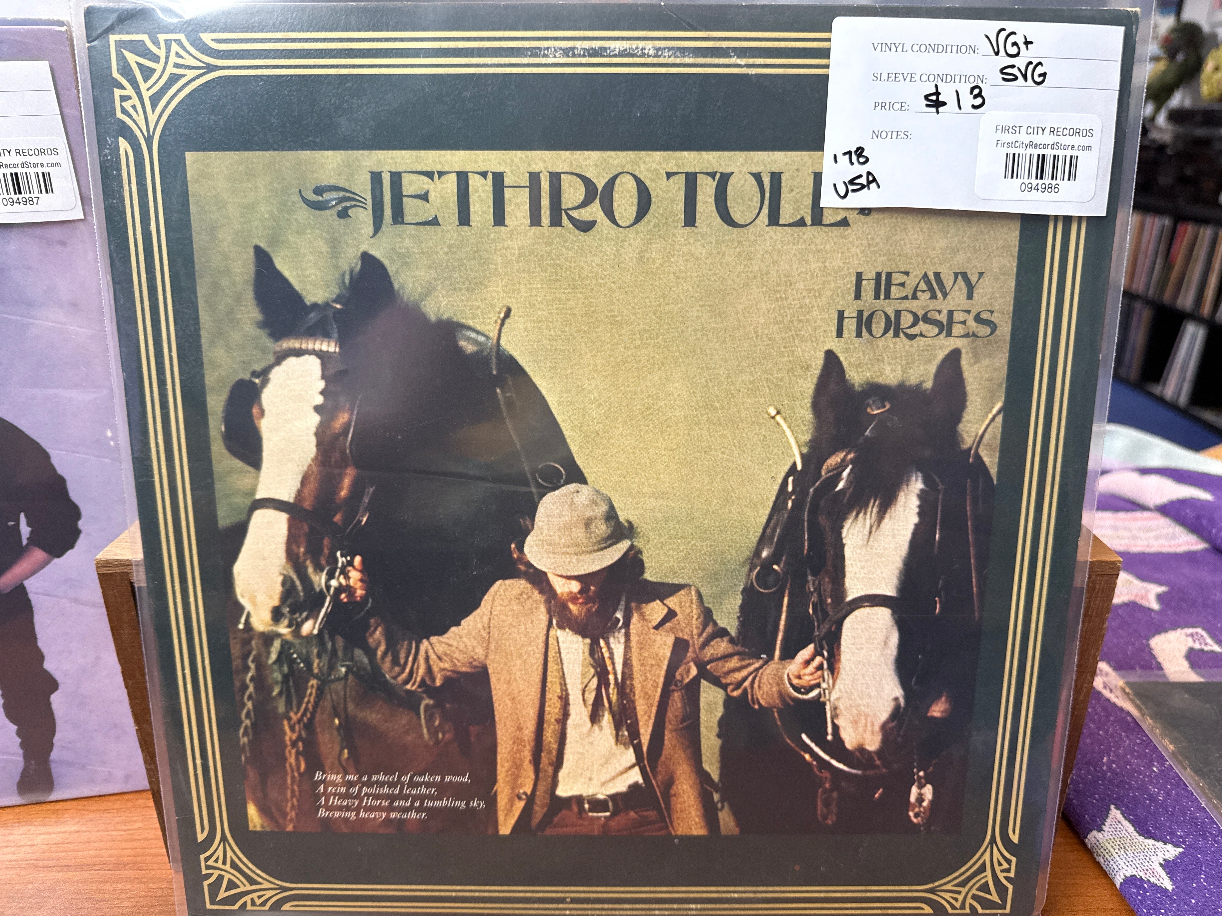 Jethro Tull - Heavy Horses (1978, USED)