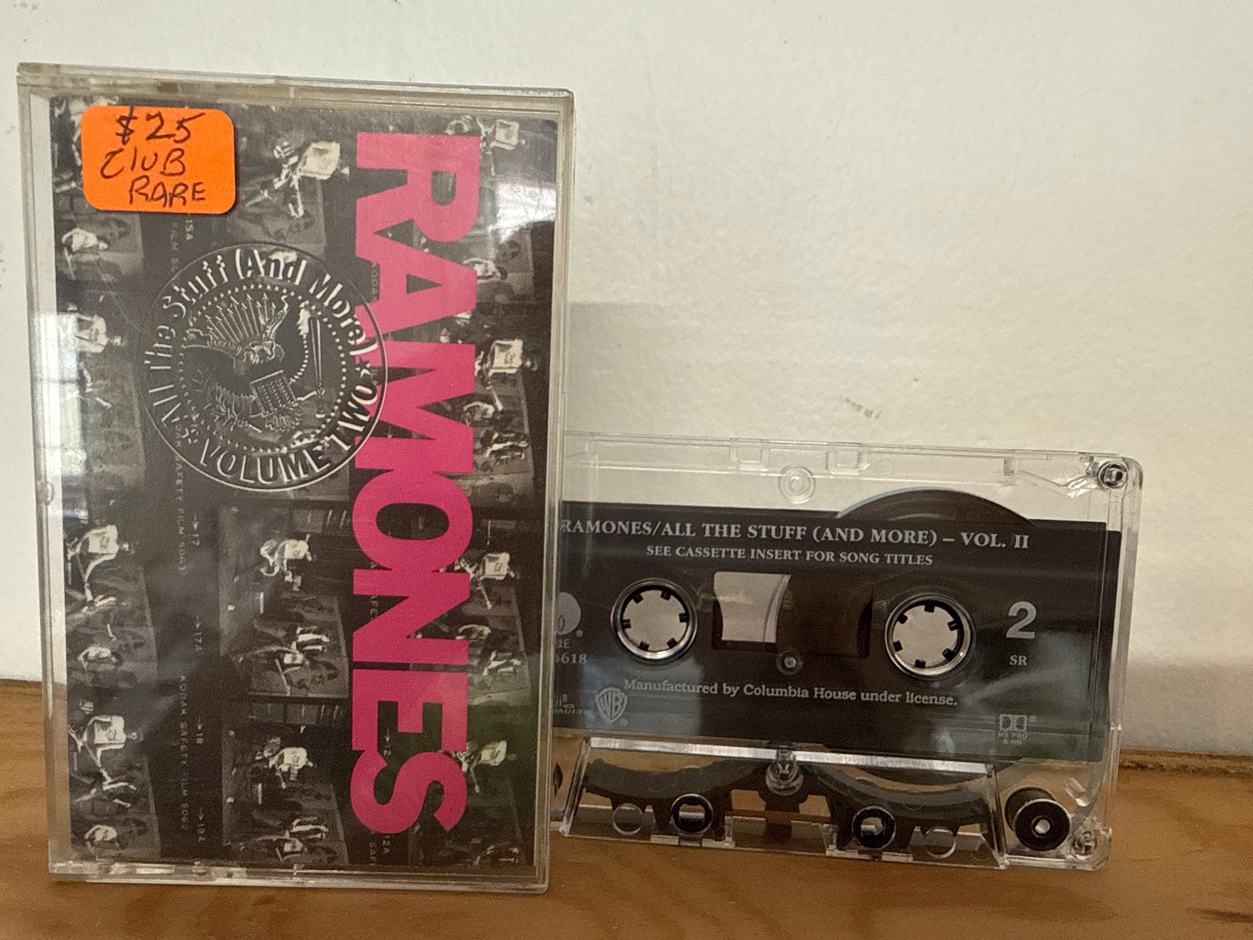 Ramones - All The Stuff And More Volume 2 (Club Press, Cassette)