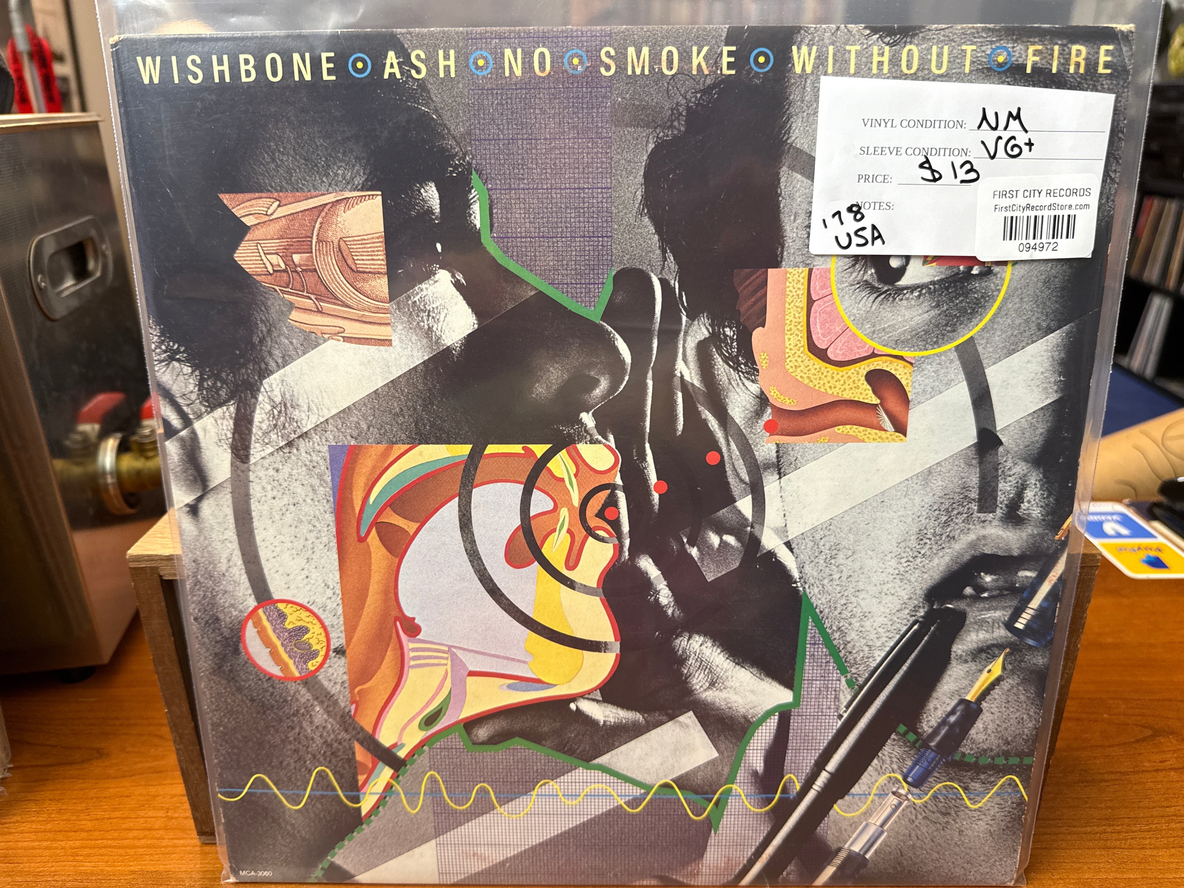 Wishbone Ash - No Smoke Without Fire (1978, USED)