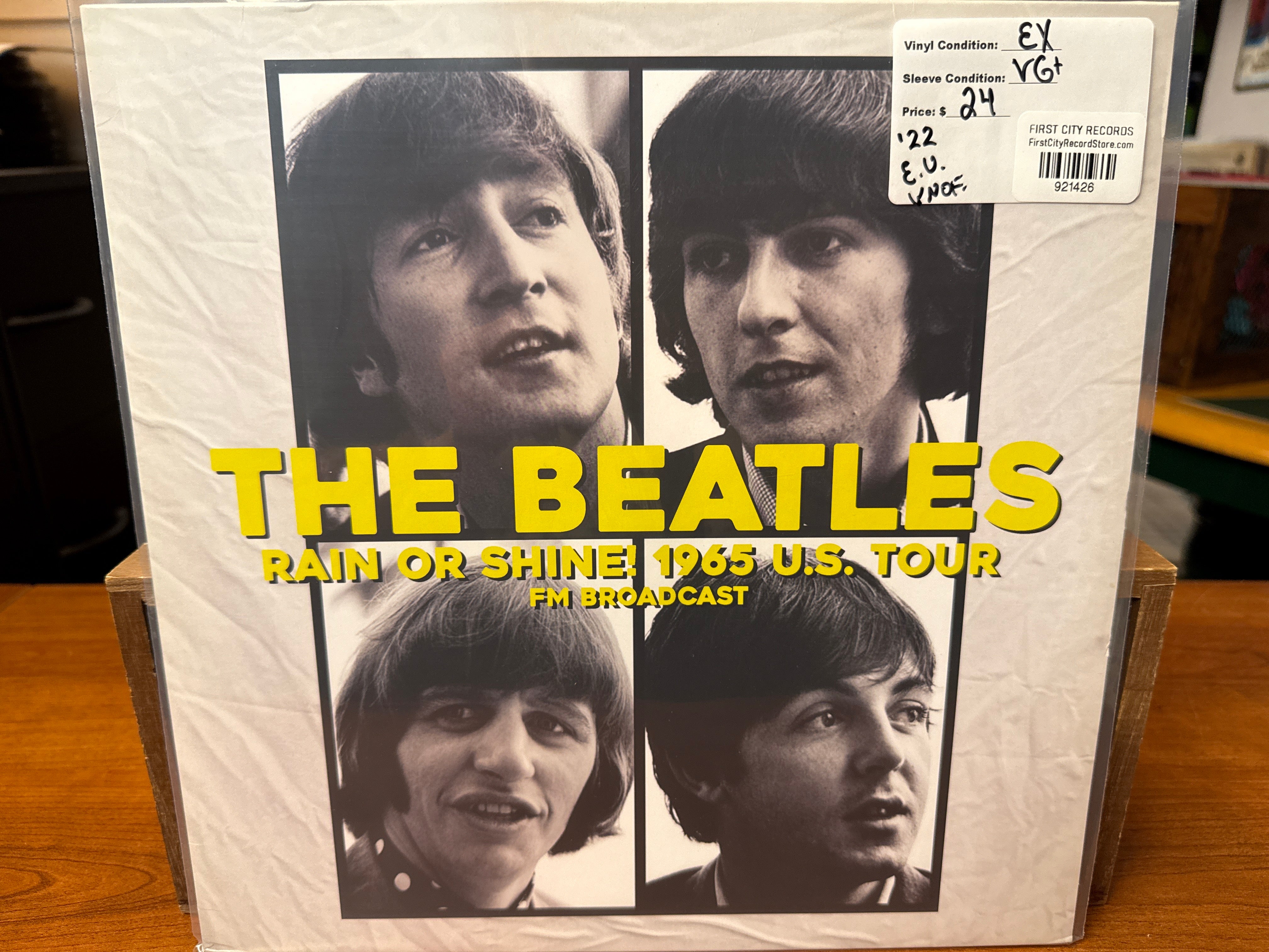 Beatles - Rain or Shine 1965 US Tour FM Broadcast (2022 E.U. Pressing, USED)