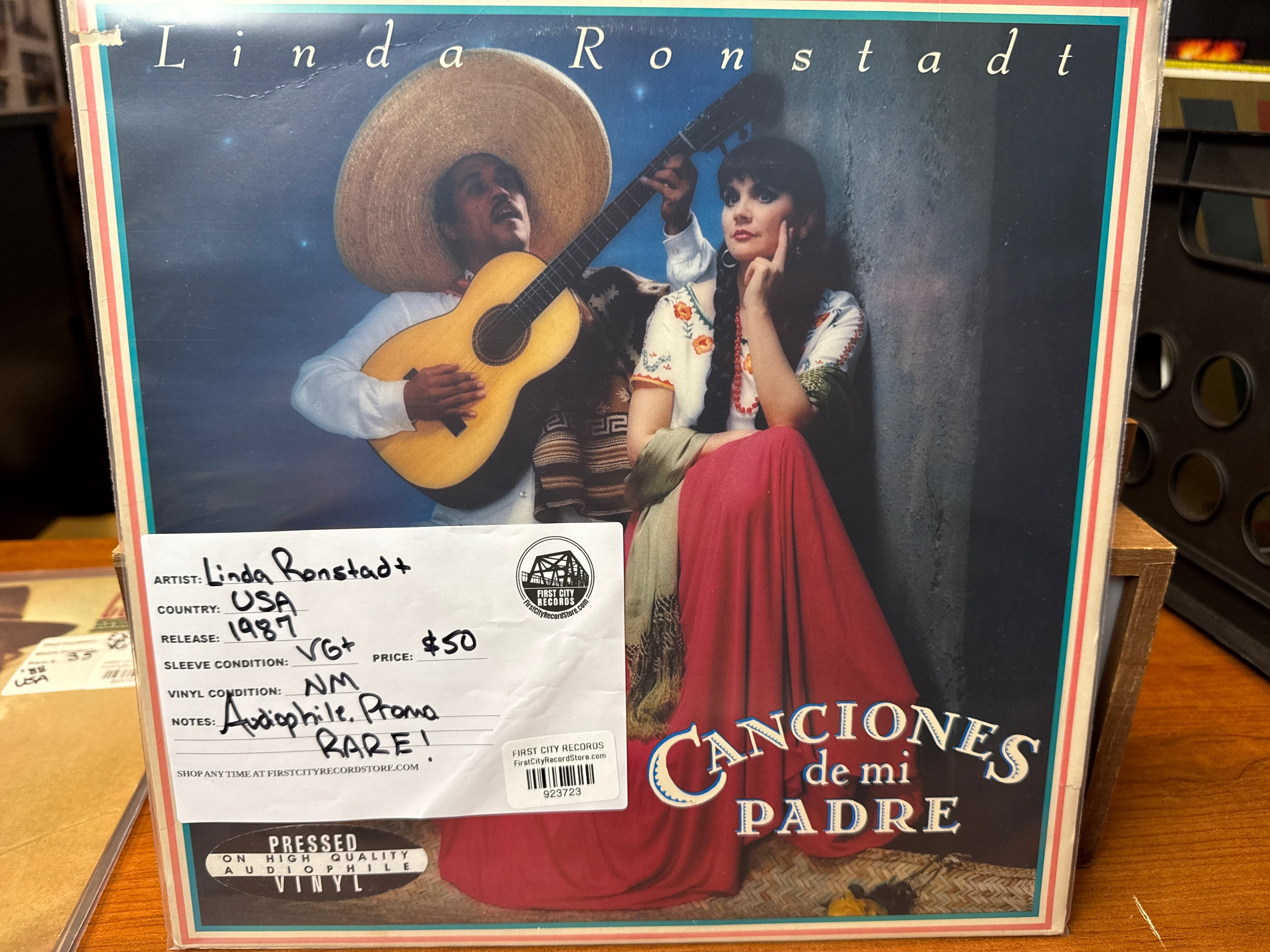 Linda Ronstadt - Canciones de mi Padre (1987, Audiophile, Promo, USED)