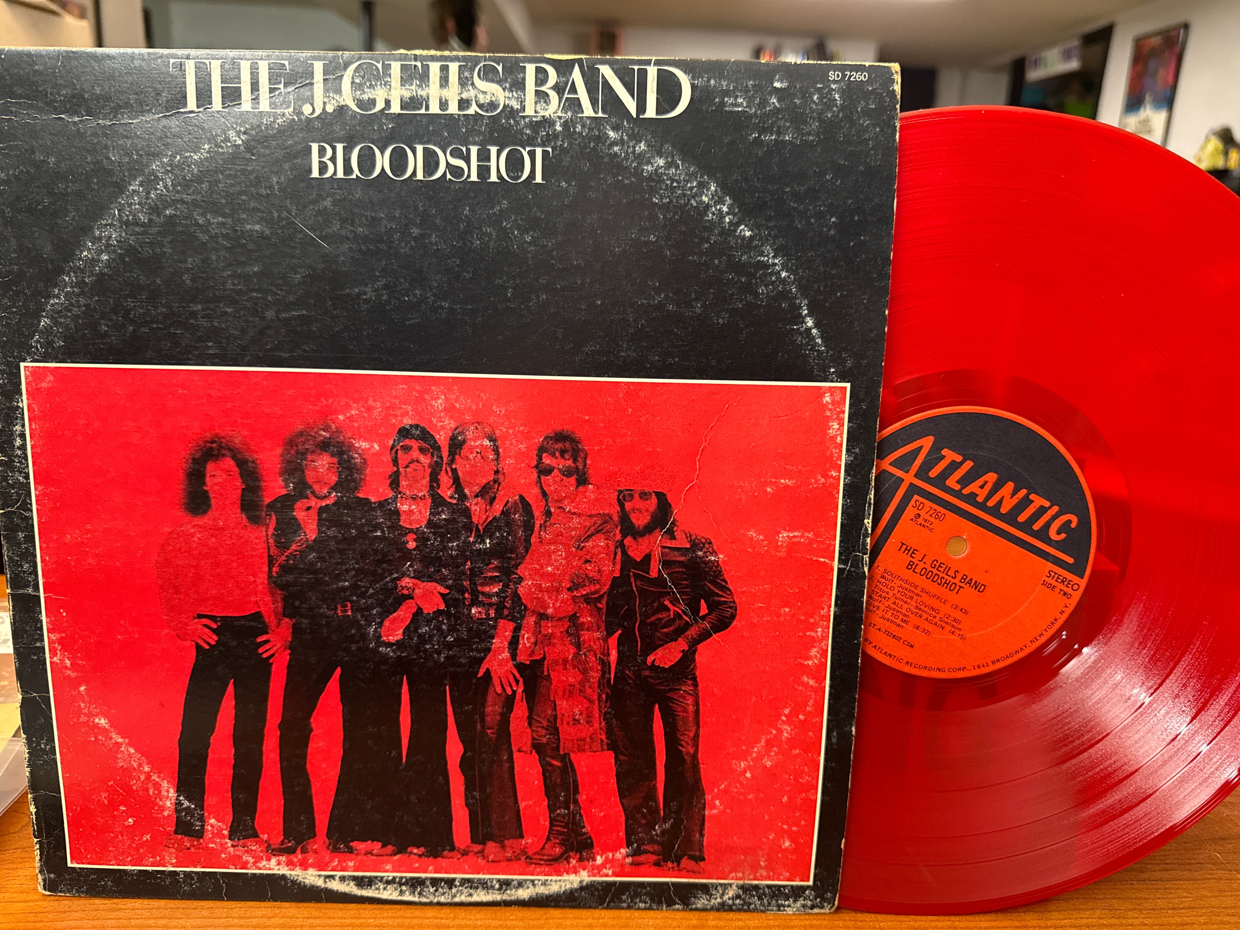 J. Geils Band - Bloodshot (1973, Red Vinyl, USED)