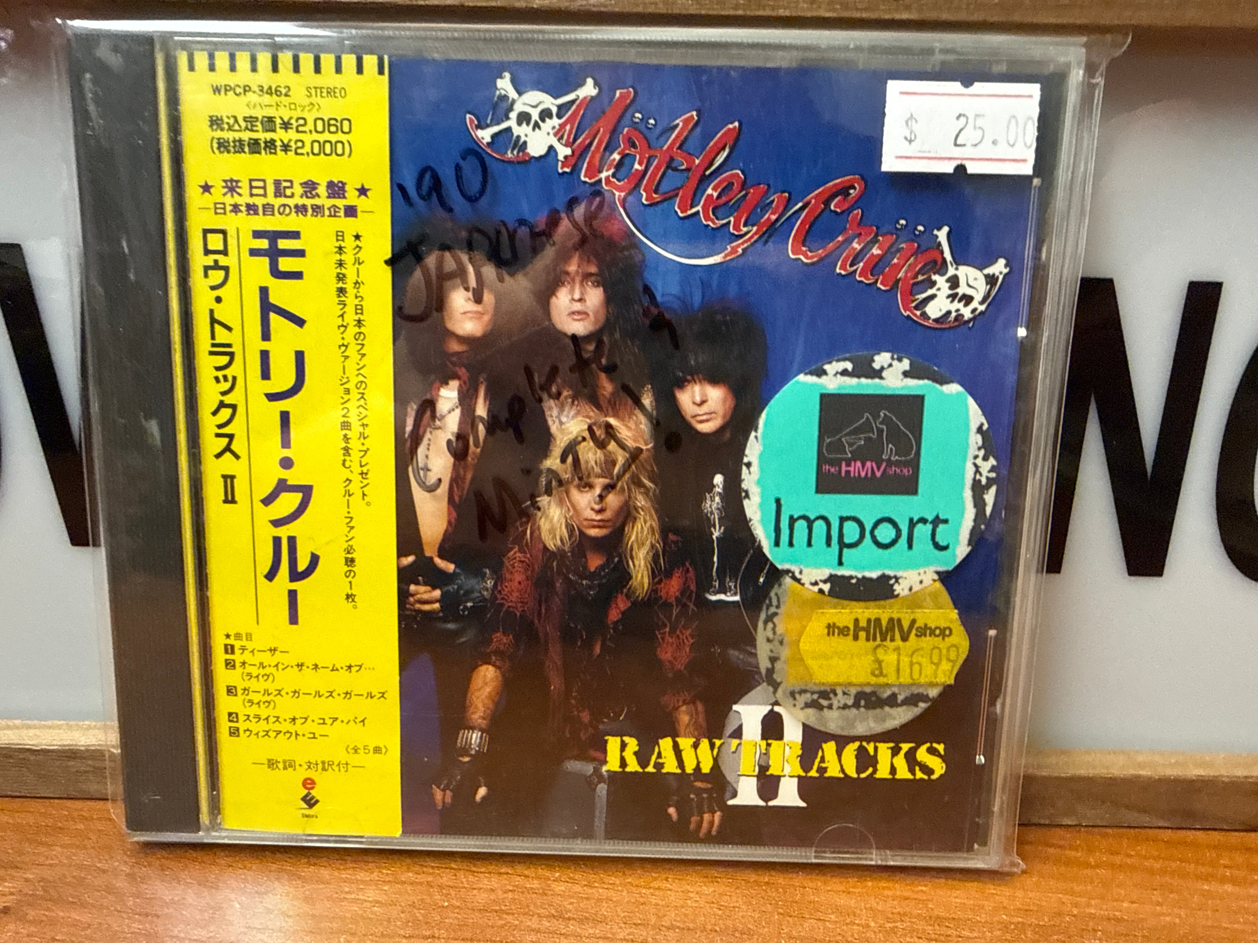 Motley Crue - Raw Tracks II (Japanese, CD)