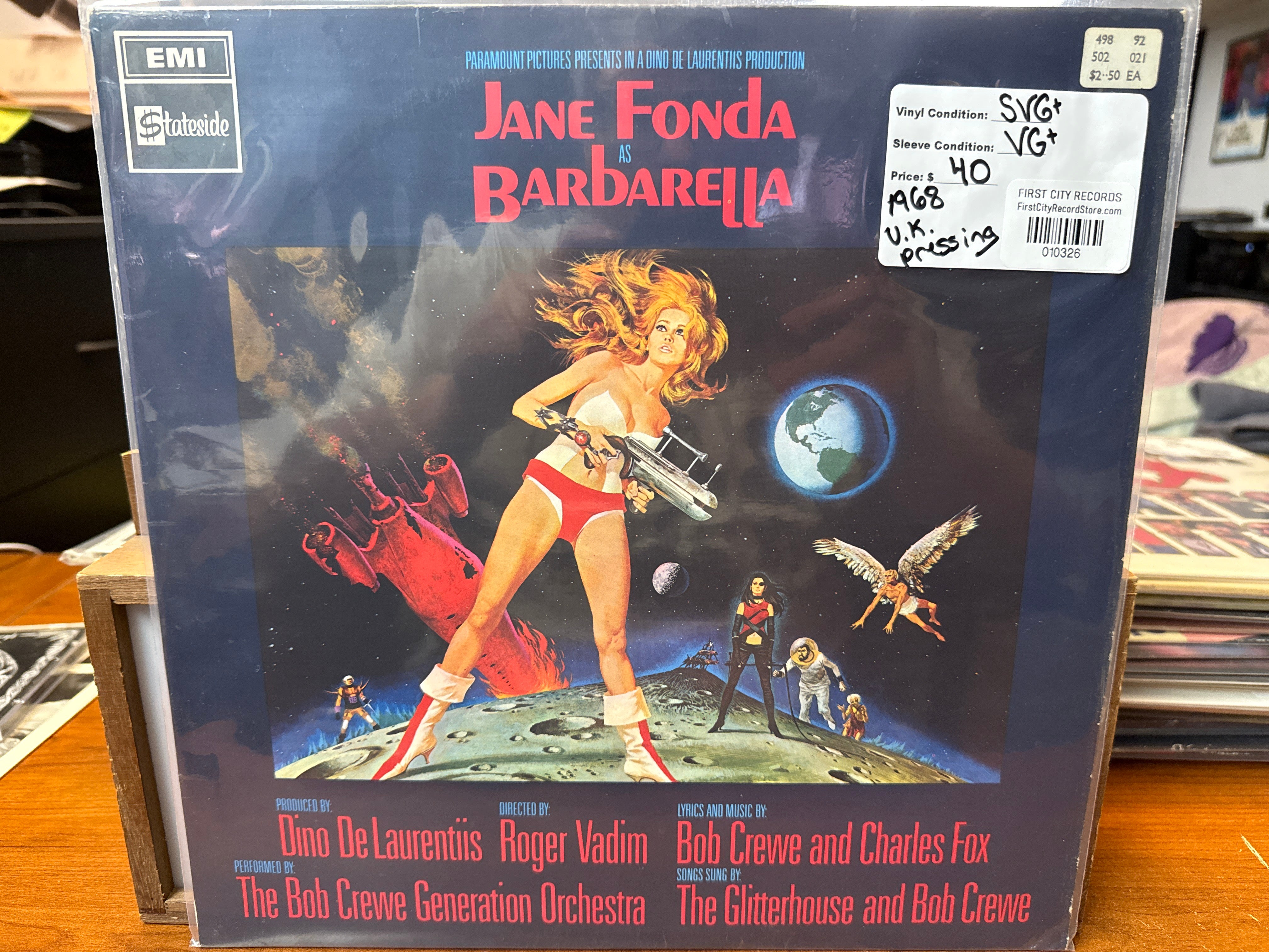 Barbarella Soundtrack (1968 U.K. Pressing, USED)