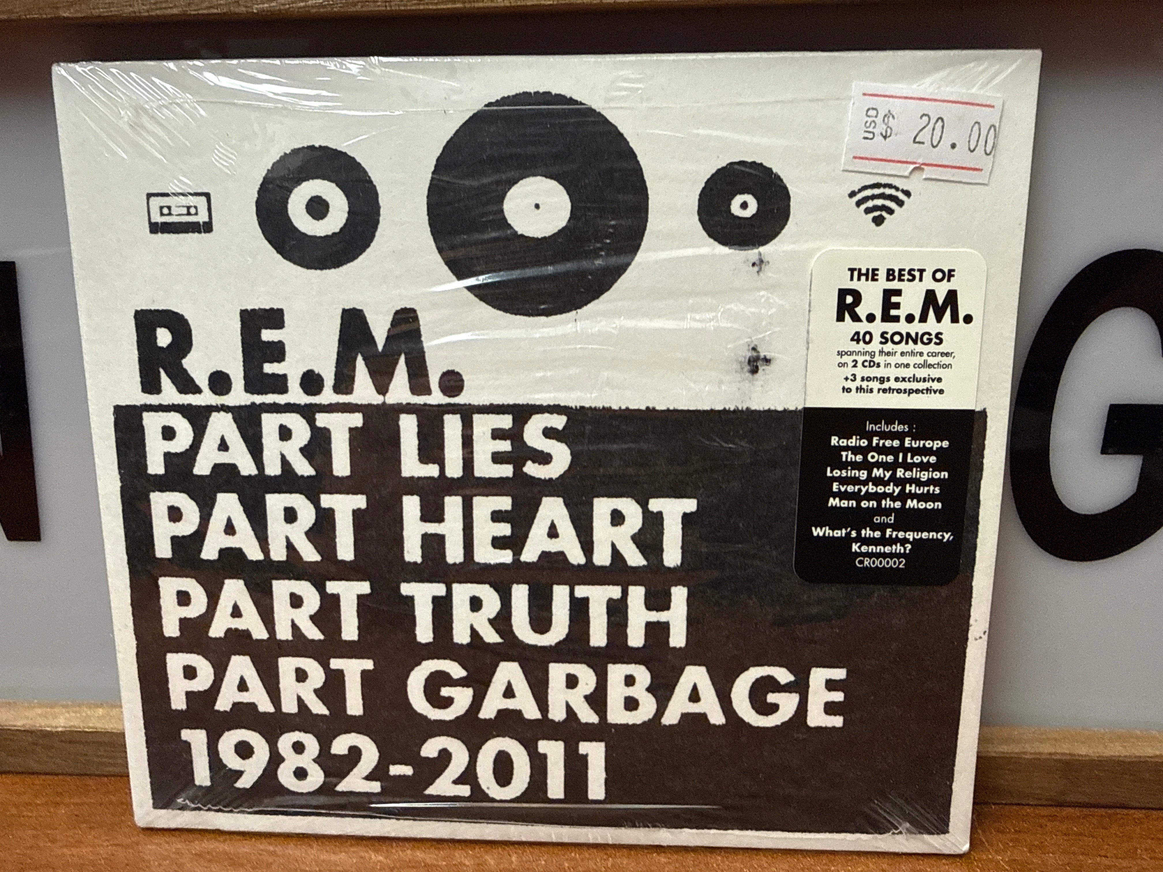 REM - Part Lies Part Heart Part Truth Part Garbage: Best of 40 Songs (Sealed, CD)
