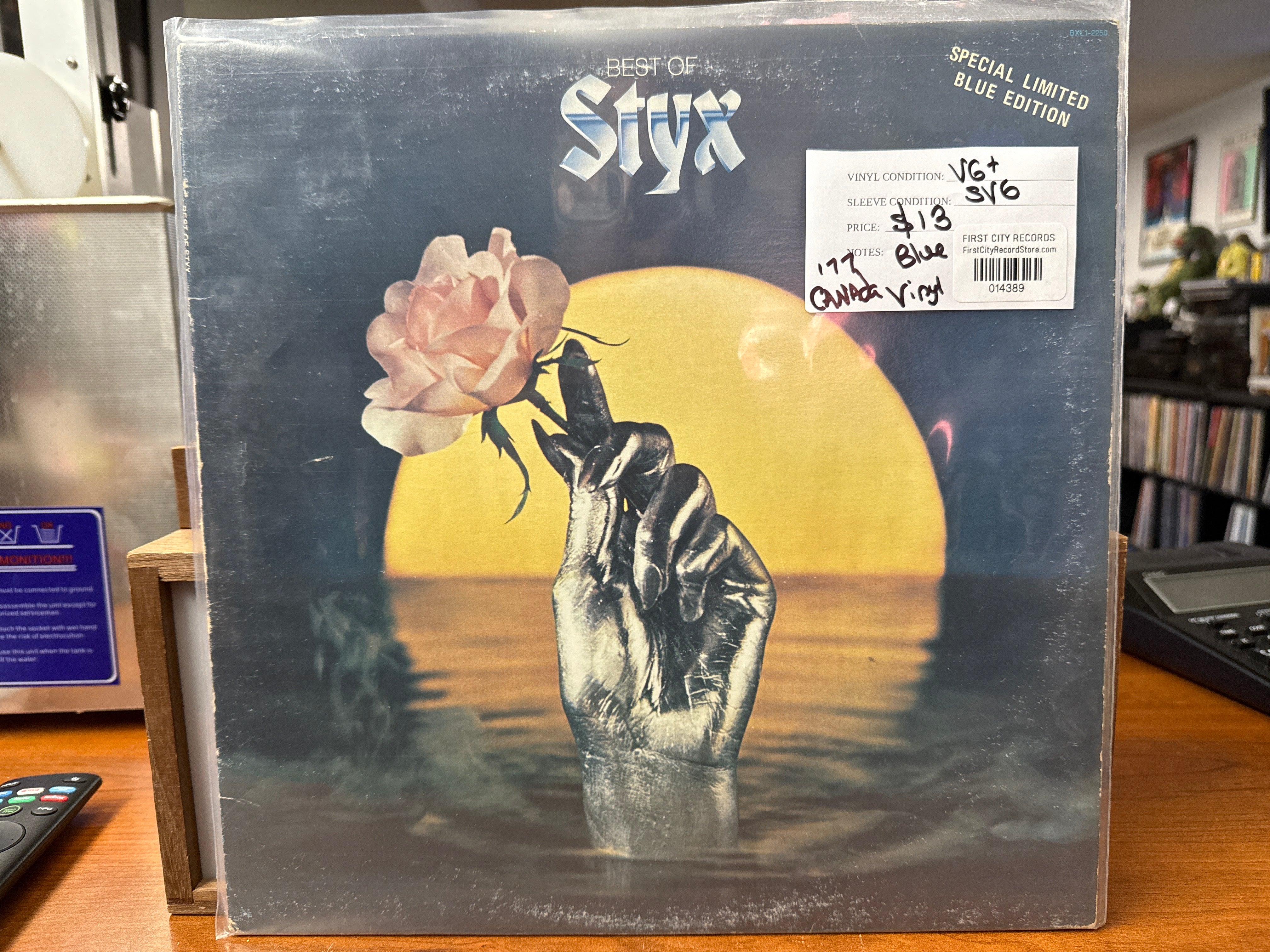 Styx - Best of Styx (1977 Canada, Blue Vinyl)