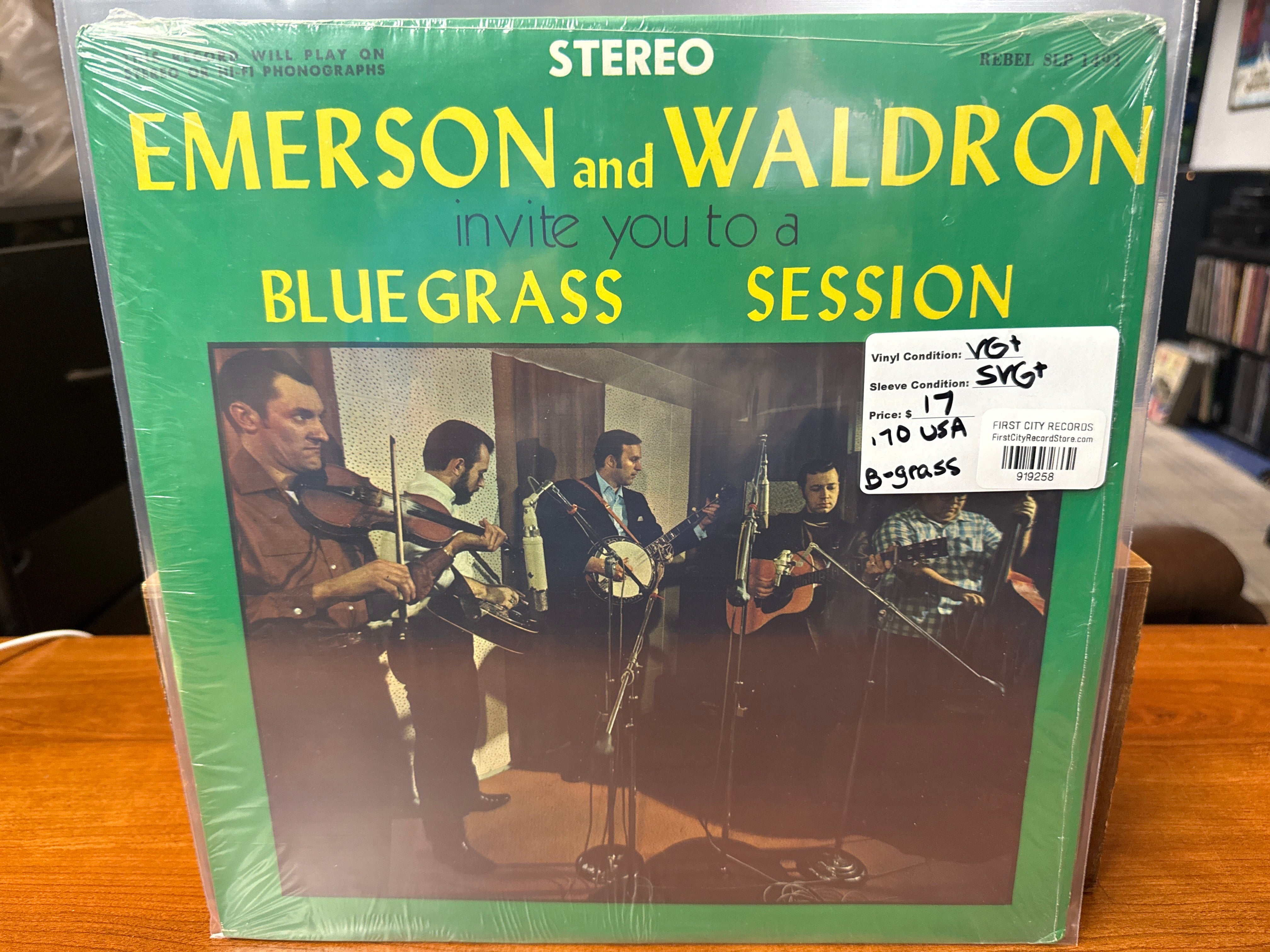 Emerson and Waldron - Bluegrass Session (1970, USED)