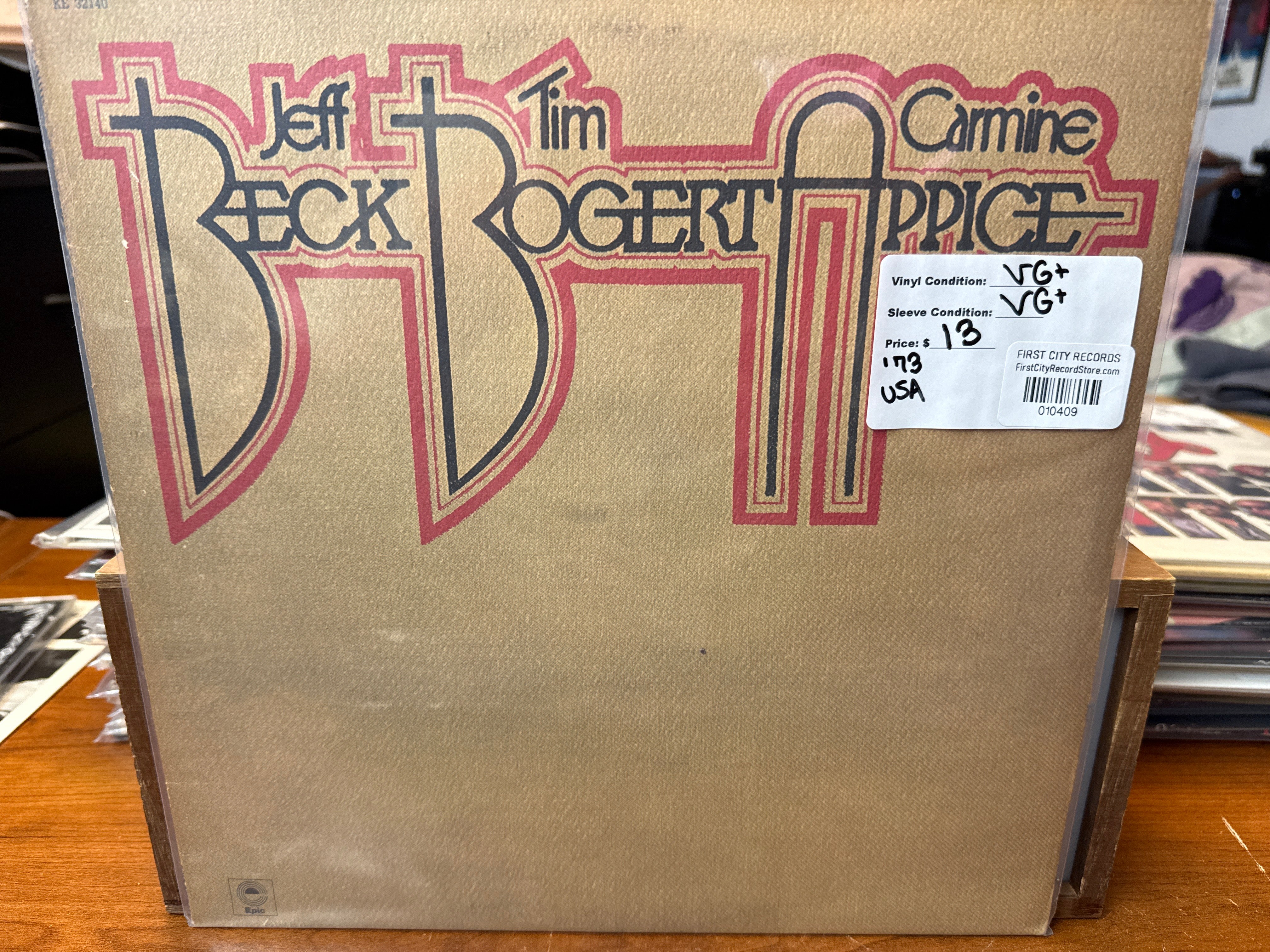 Jeff Beck, Tim Bogert, Carmine Appice - Beck Bogert Appice (1973, USED)