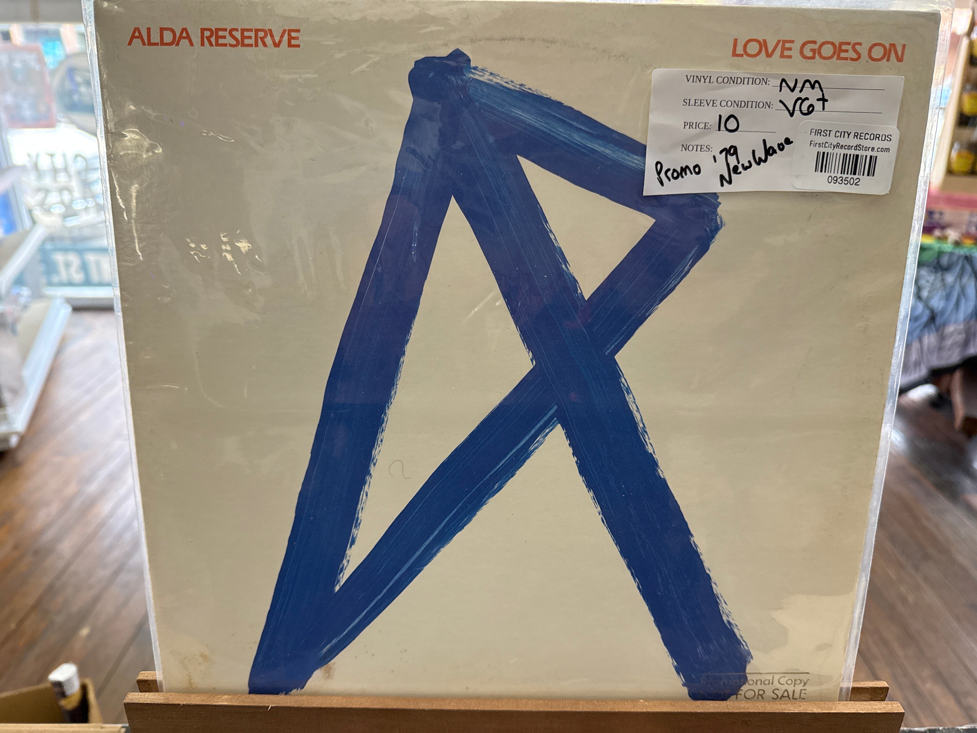 Alda Reserve - Love Goes On (1979, Promo, USED)