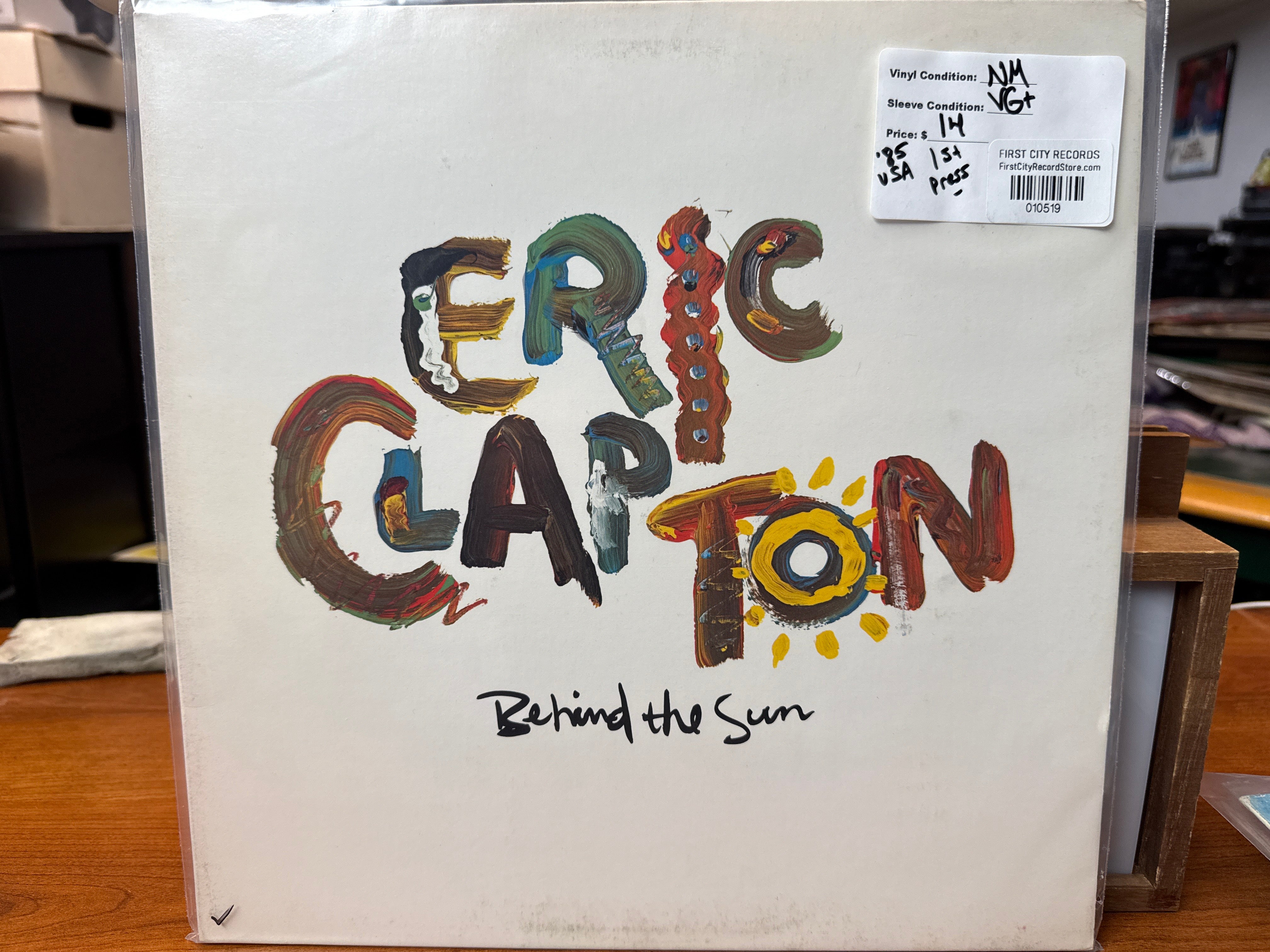 Eric Clapton - Behind the Sun (1985, USED)