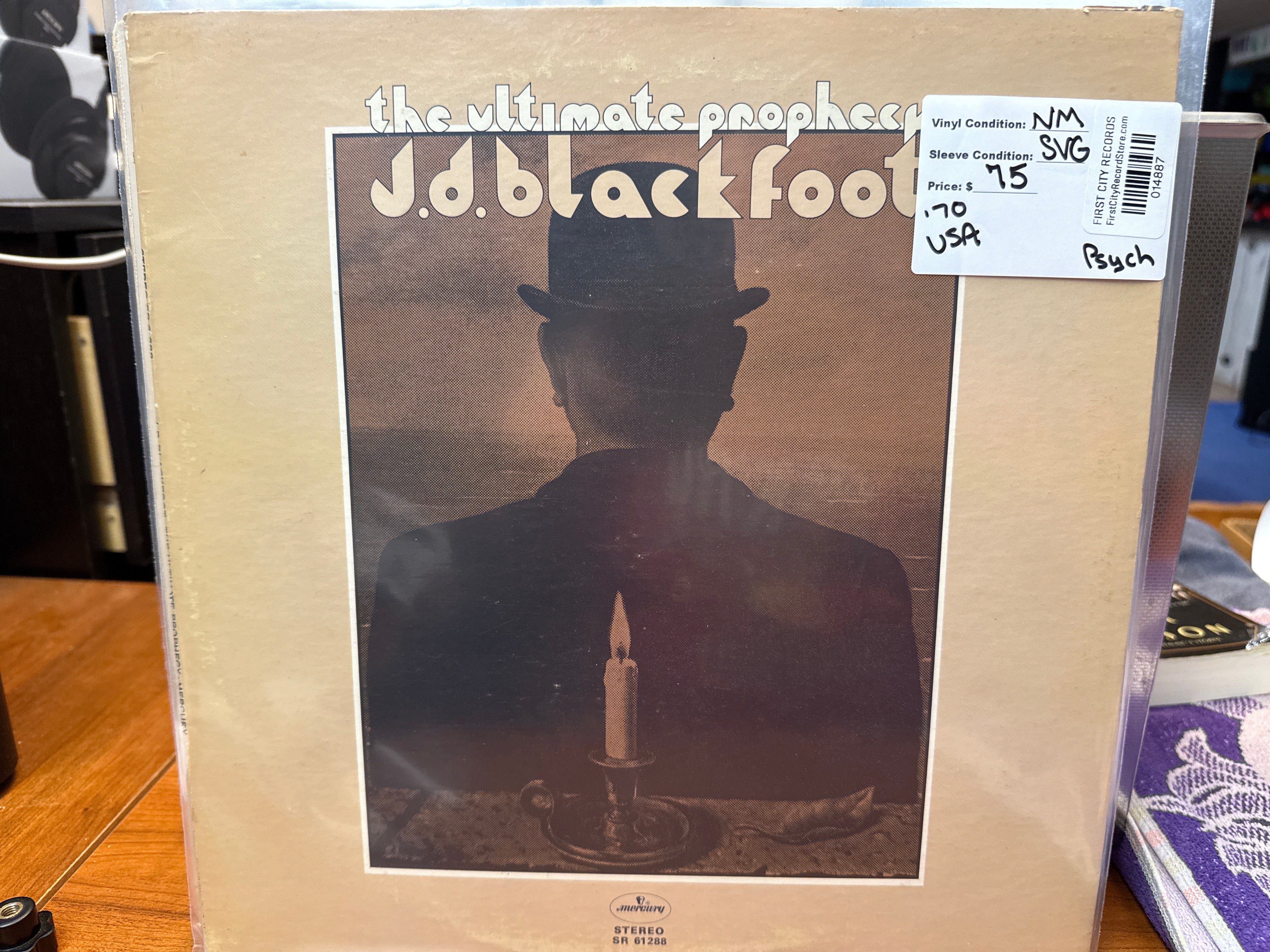 J.D. Blackfoot - The Ultimate Prophecy (1970, USED)