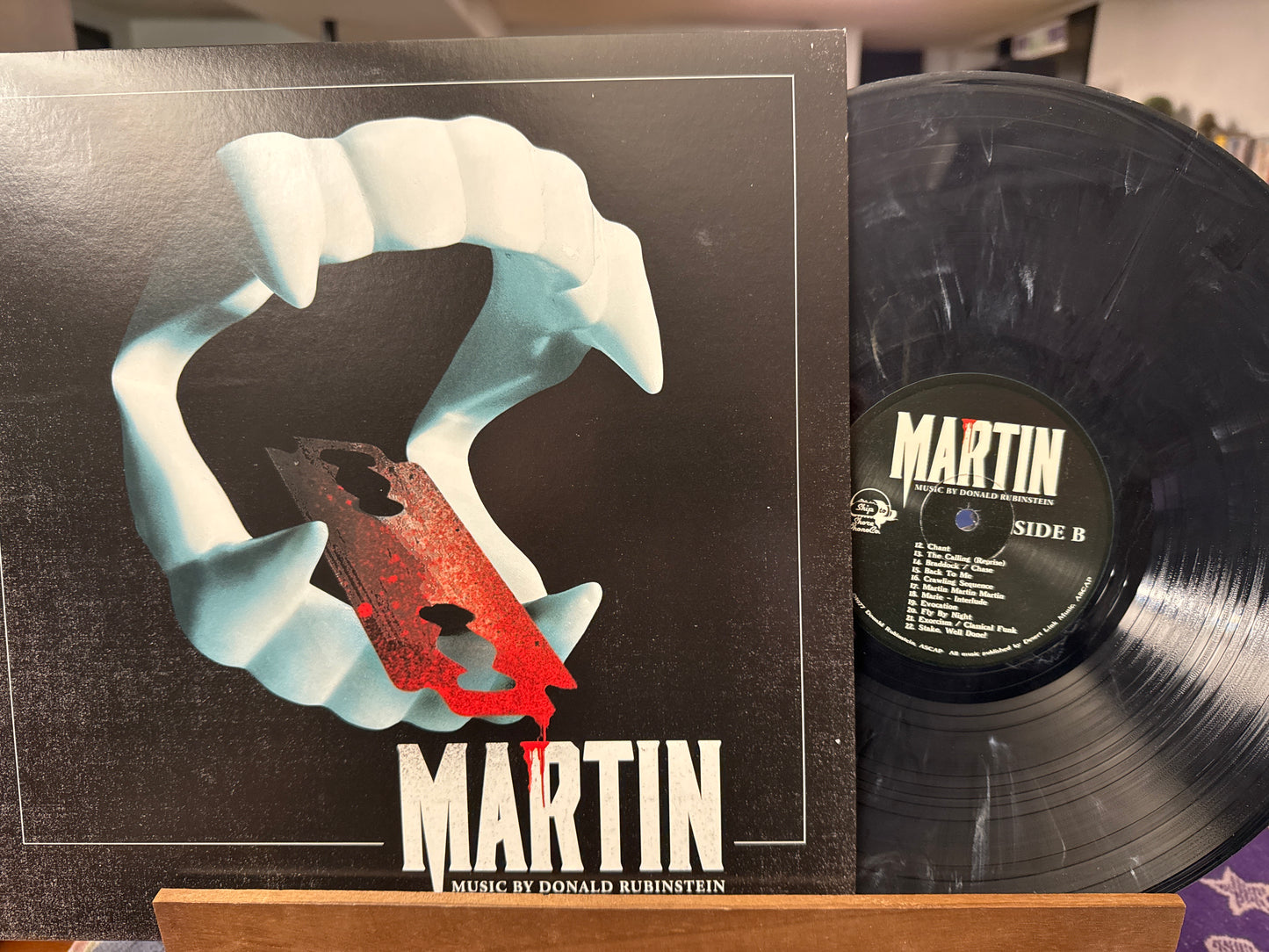 Donald Rubinstein: Martin Score (Black & White Swirl, USED)