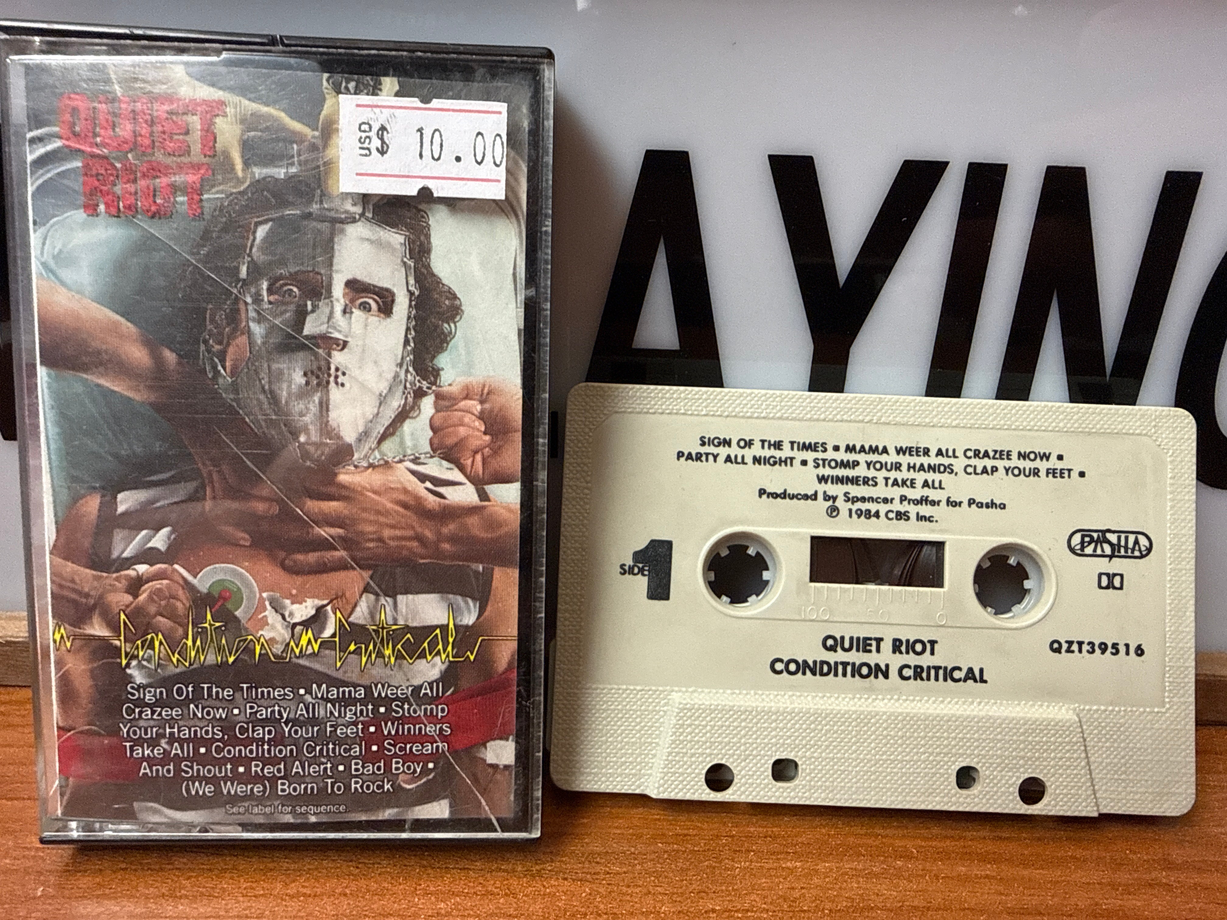 Quiet Riot - Condition Critical (CASSETTE)