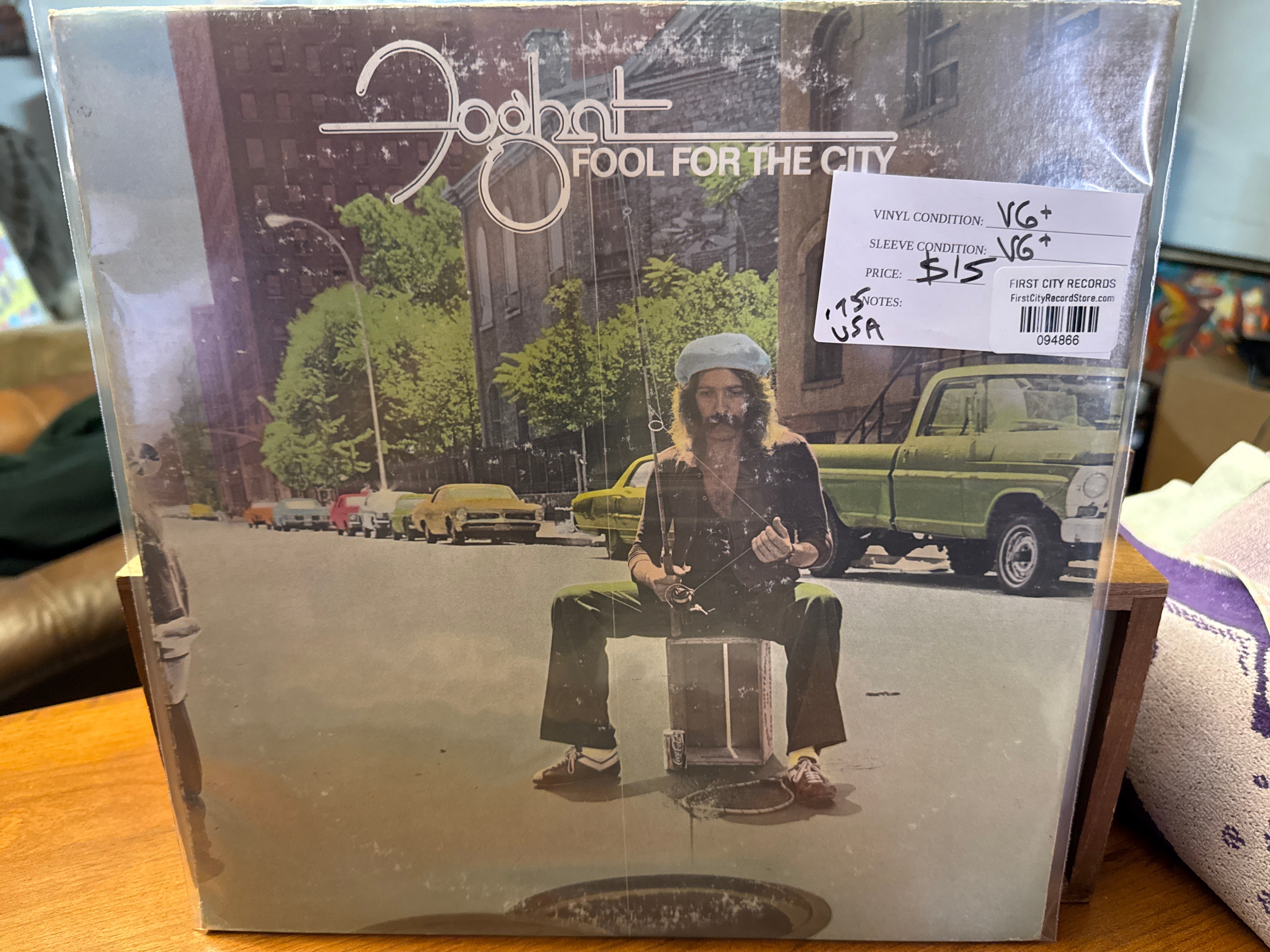 Foghat - Fool For The City (1975, USED)