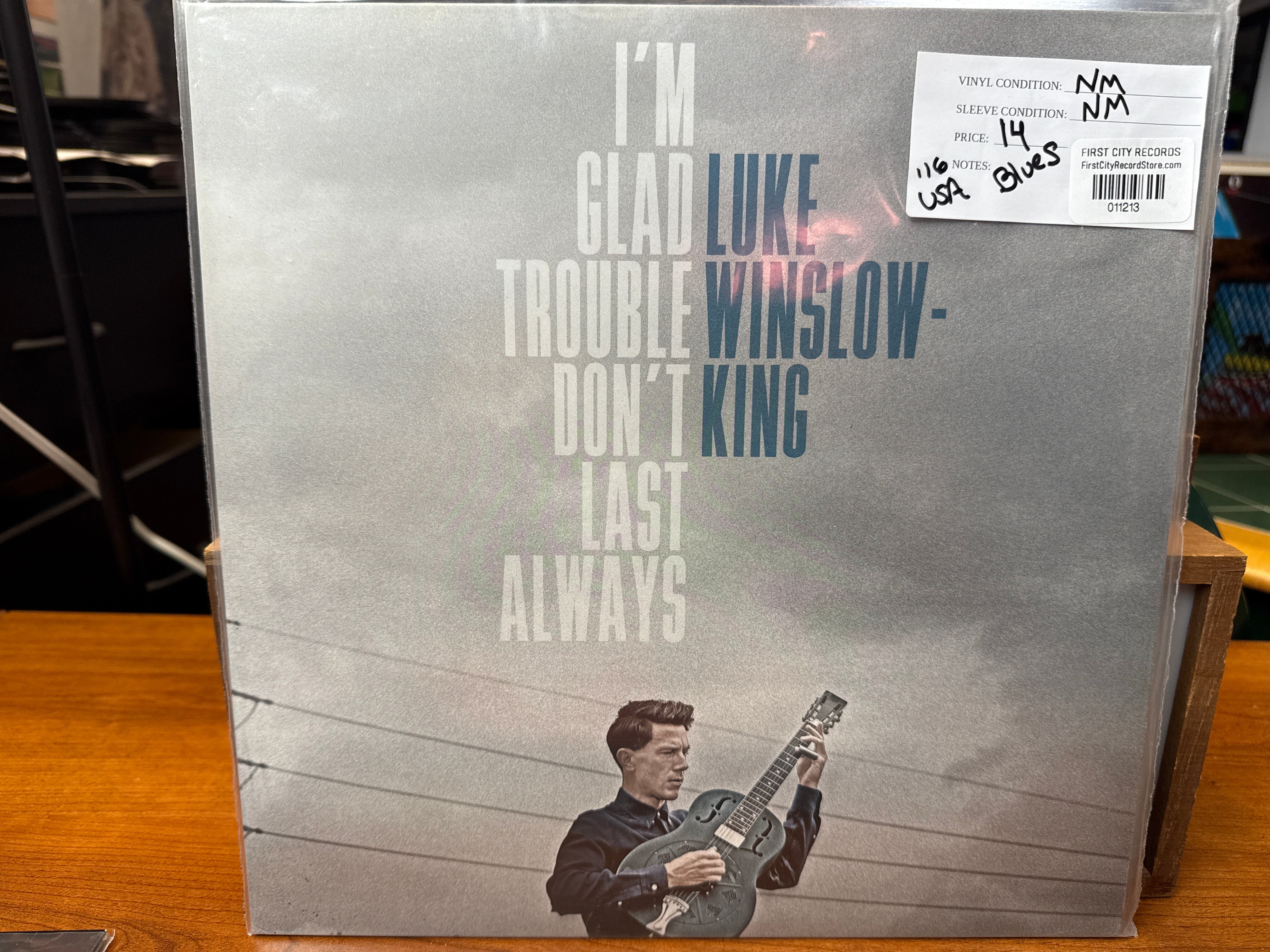 Luke Winslow King - I'm Glad Trouble Don't Last Always (2016, USED)