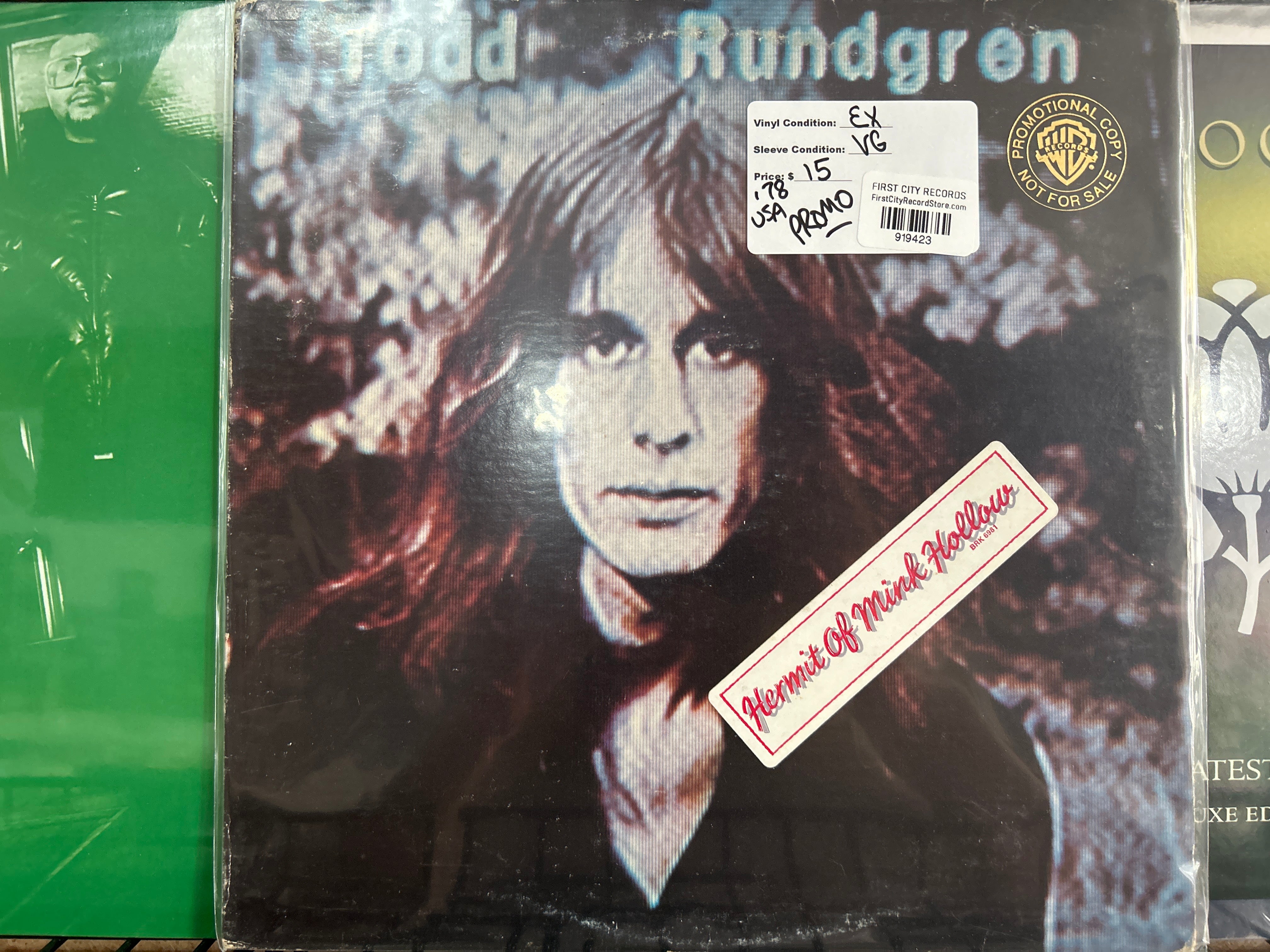 Todd Rundgren - Hermit of Mink Hollow (1978, Promo, USED)