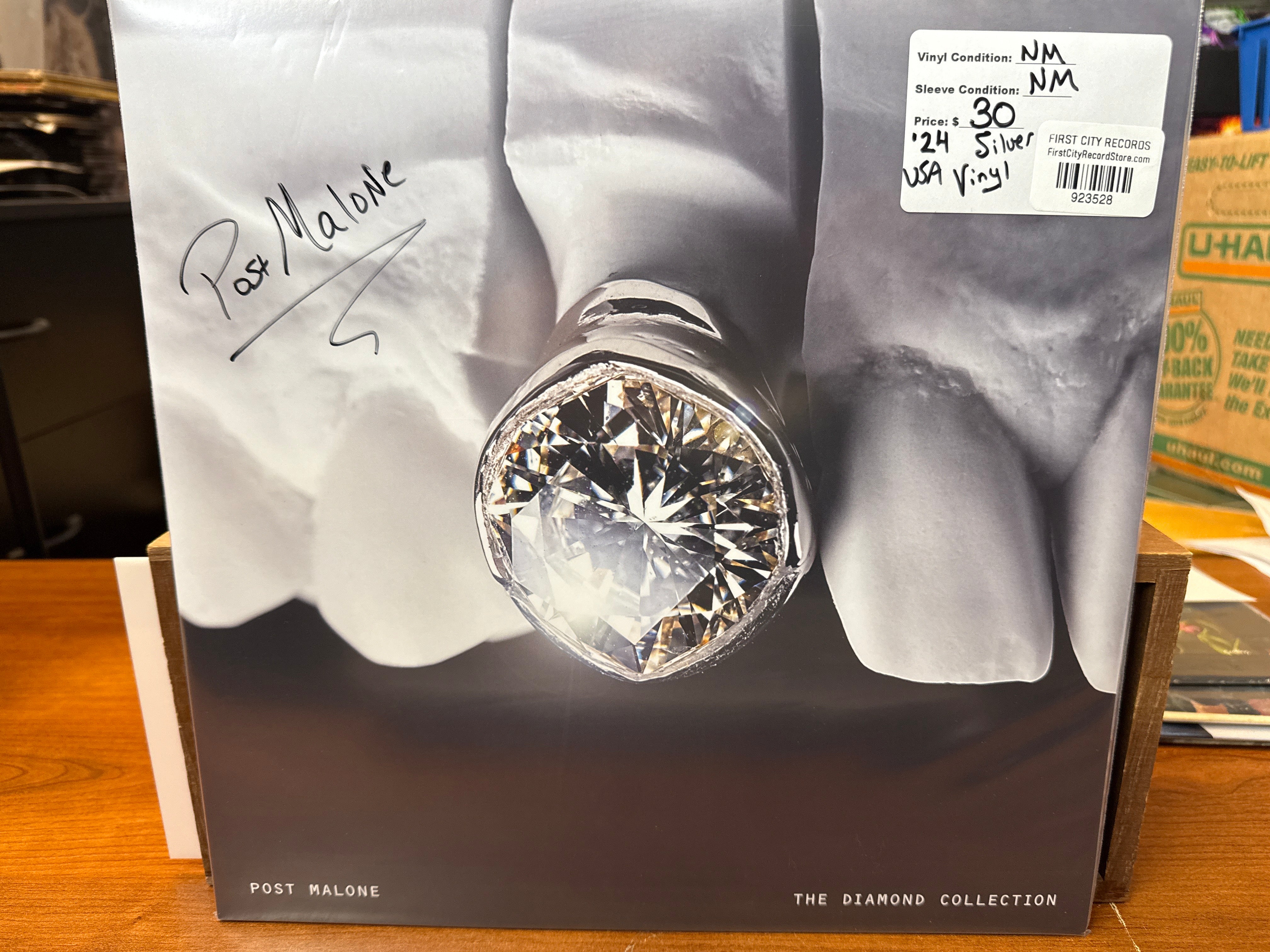 Post Malone - Diamond Collection (2024, Silver Vinyl, USED)