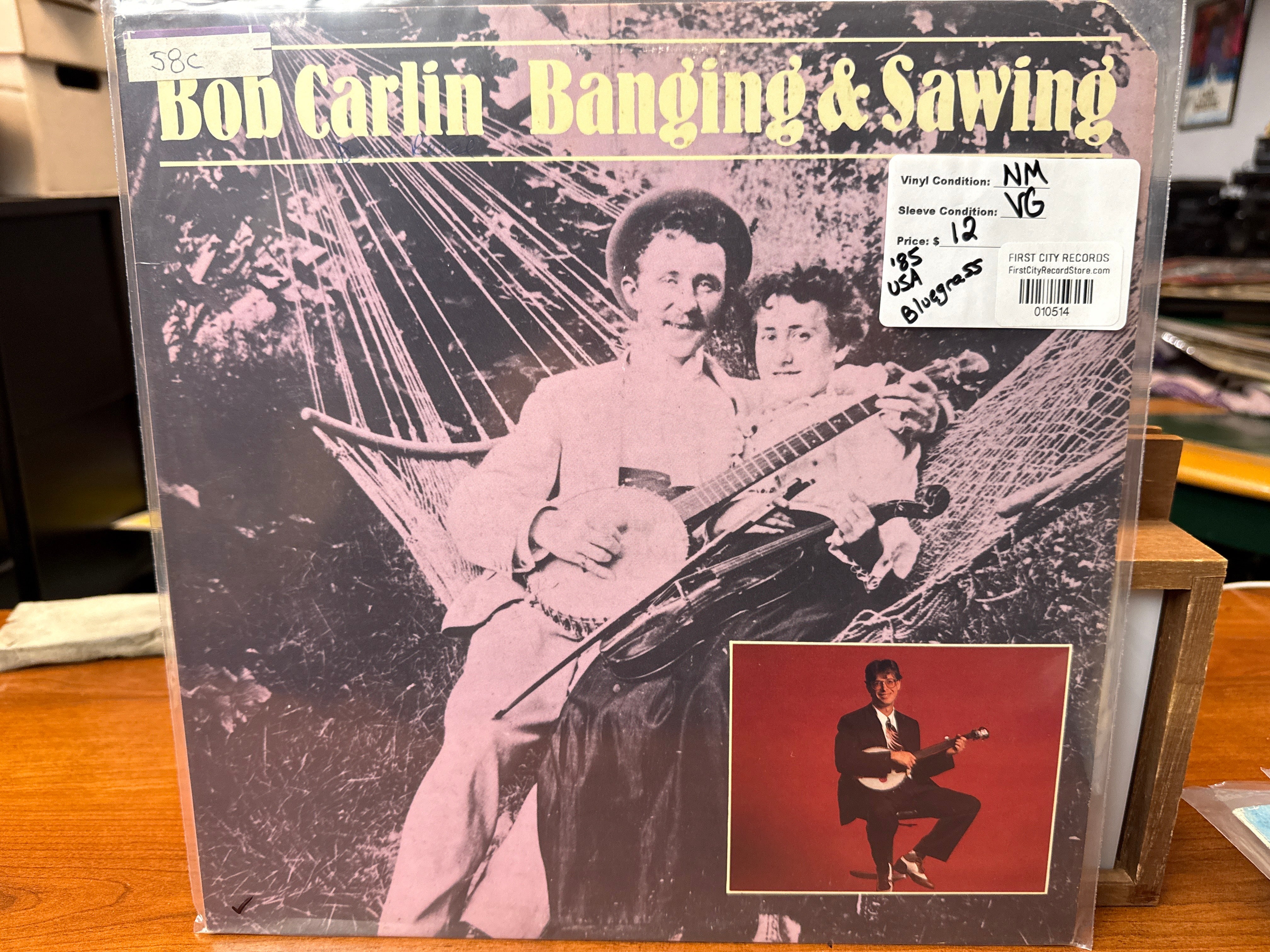 Bob Carlin - Banging & Sawing (1985, USED)