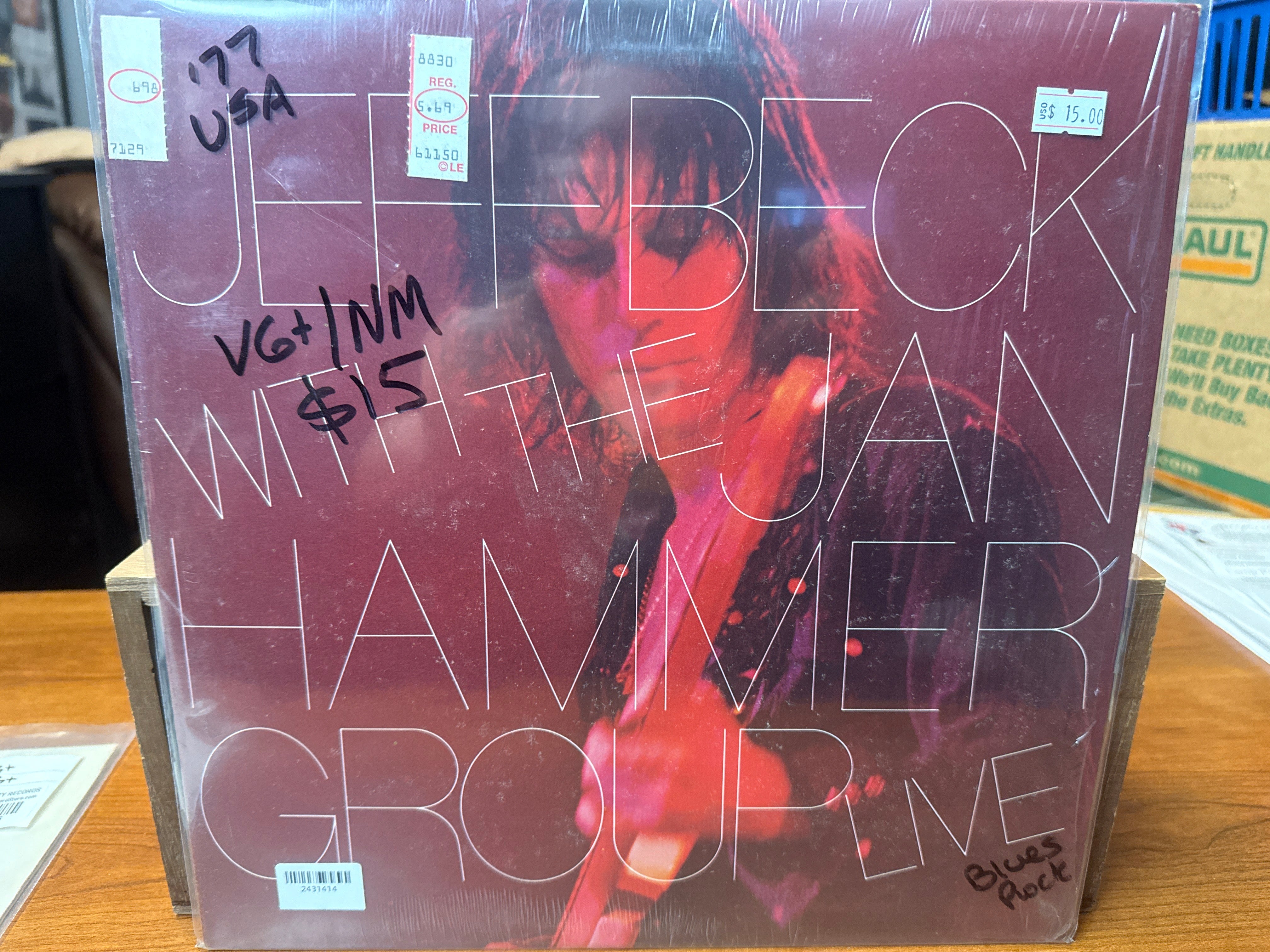 Jeff Beck with the Jan Hammer Group - Live! (1977, USED)