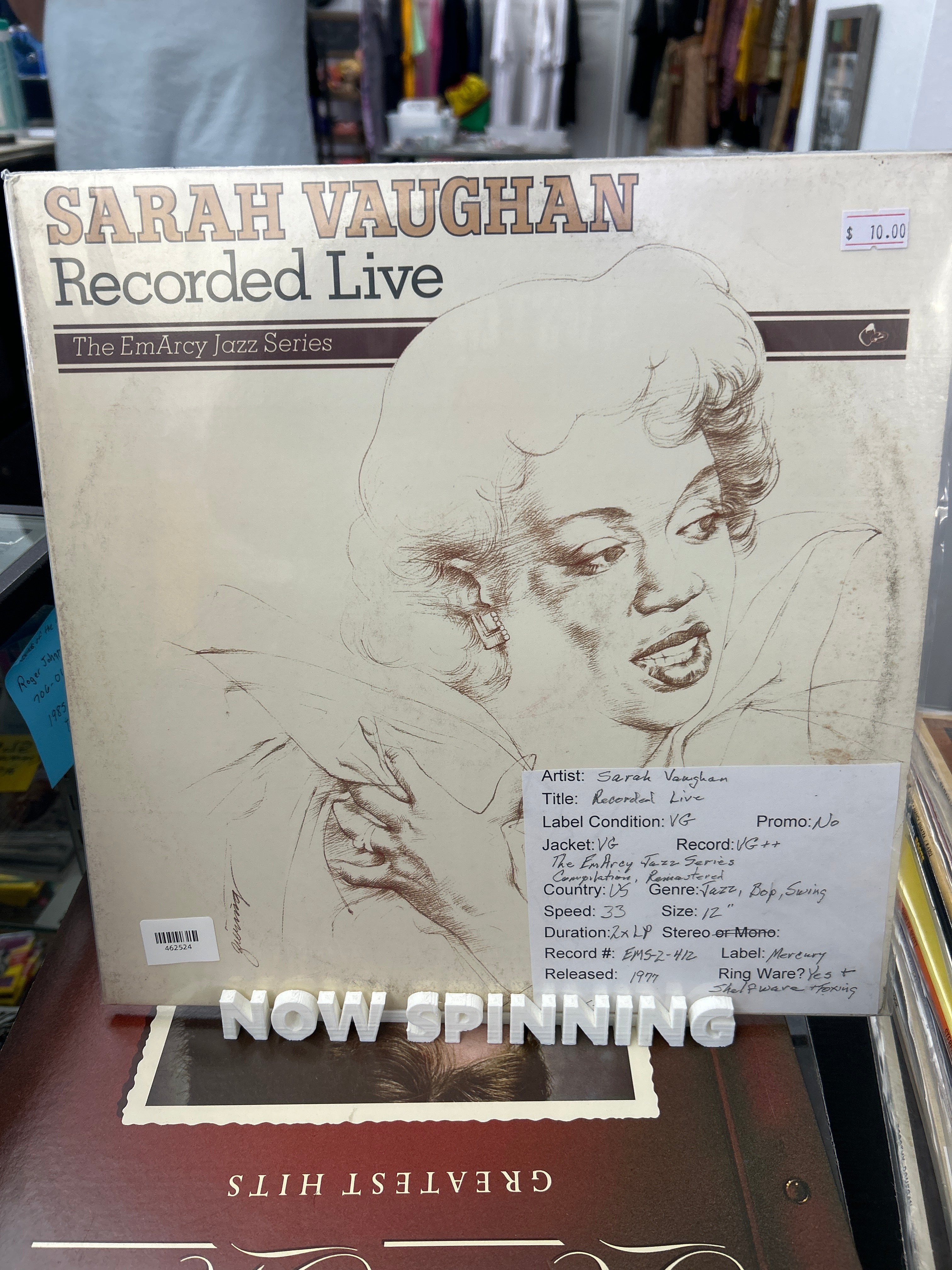 Sarah Vaughan - Recorded Live